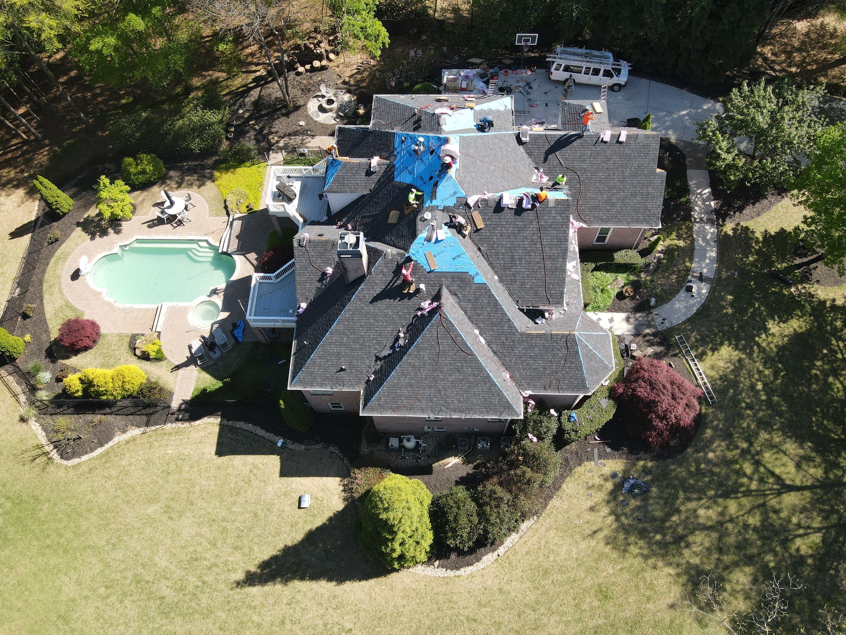 Residential Roofing Installation using Owens Corning by Inspector Roofing and Restoration