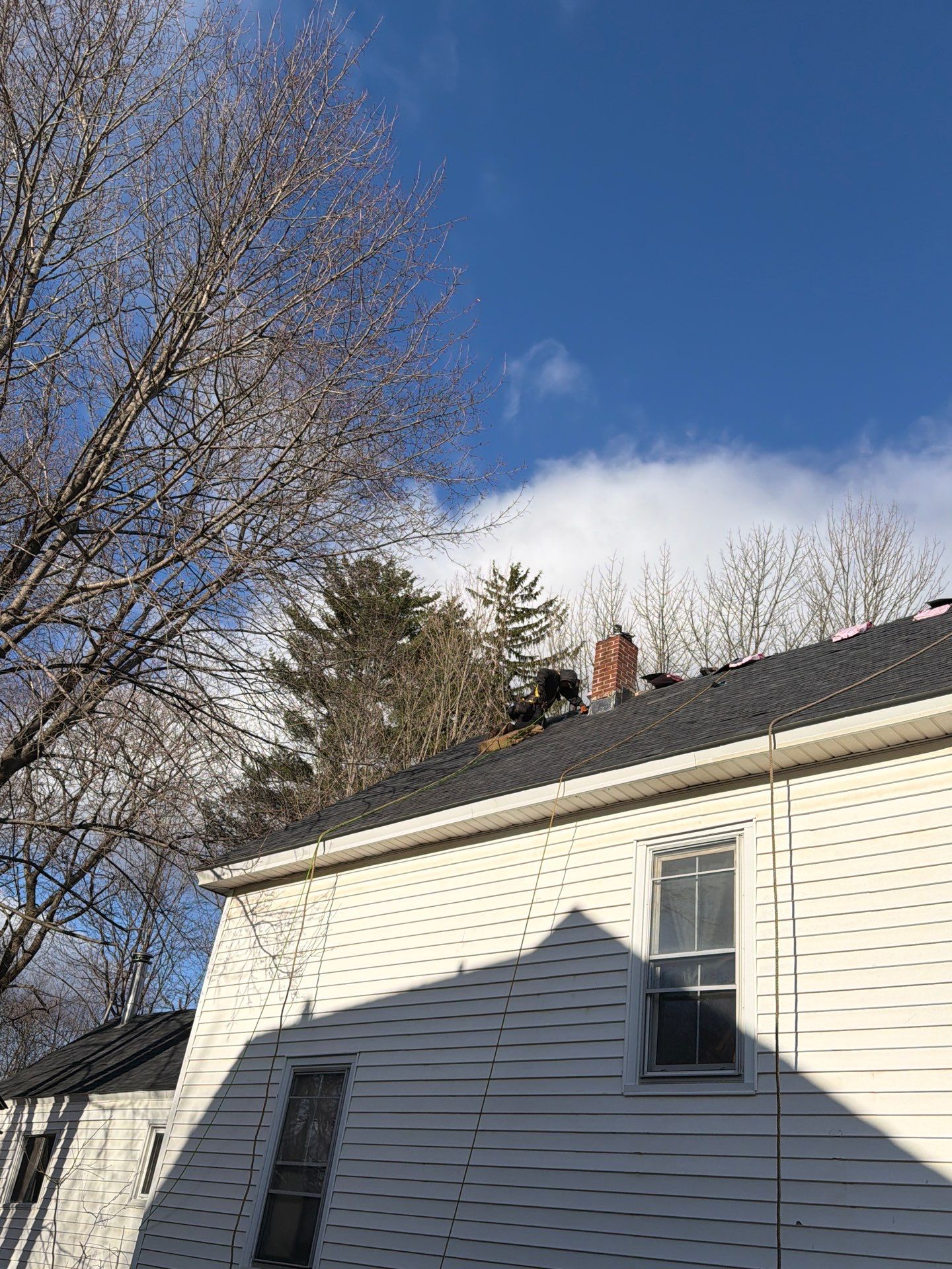 Asphalt Shingle Roof Replacement for Two-Story Waterville Home by Tall pine roofing