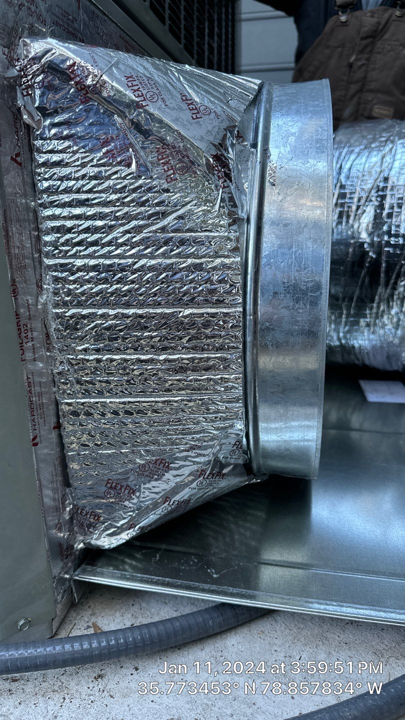 Trane Package Unit Installation by Nick's Mechanical LLC.