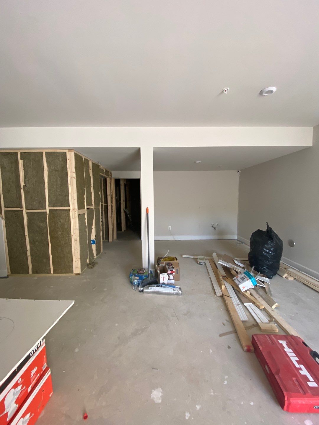 Basement Remodel using new construction by Jesus Master Handyman LLC 