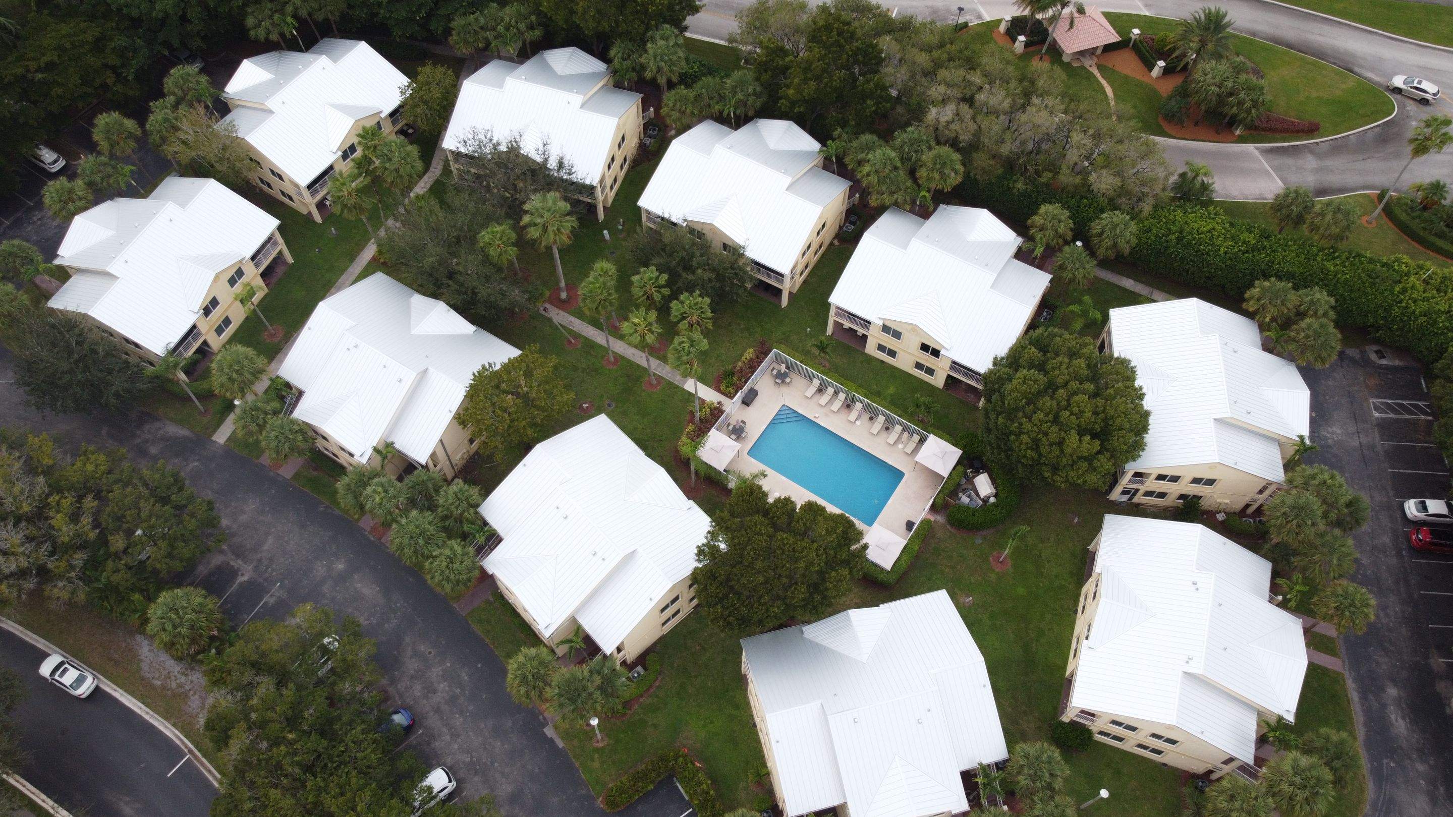 Commercial Roofing Installation using 1" Nail strip metal roof by BLUES BROTHERS ROOFING