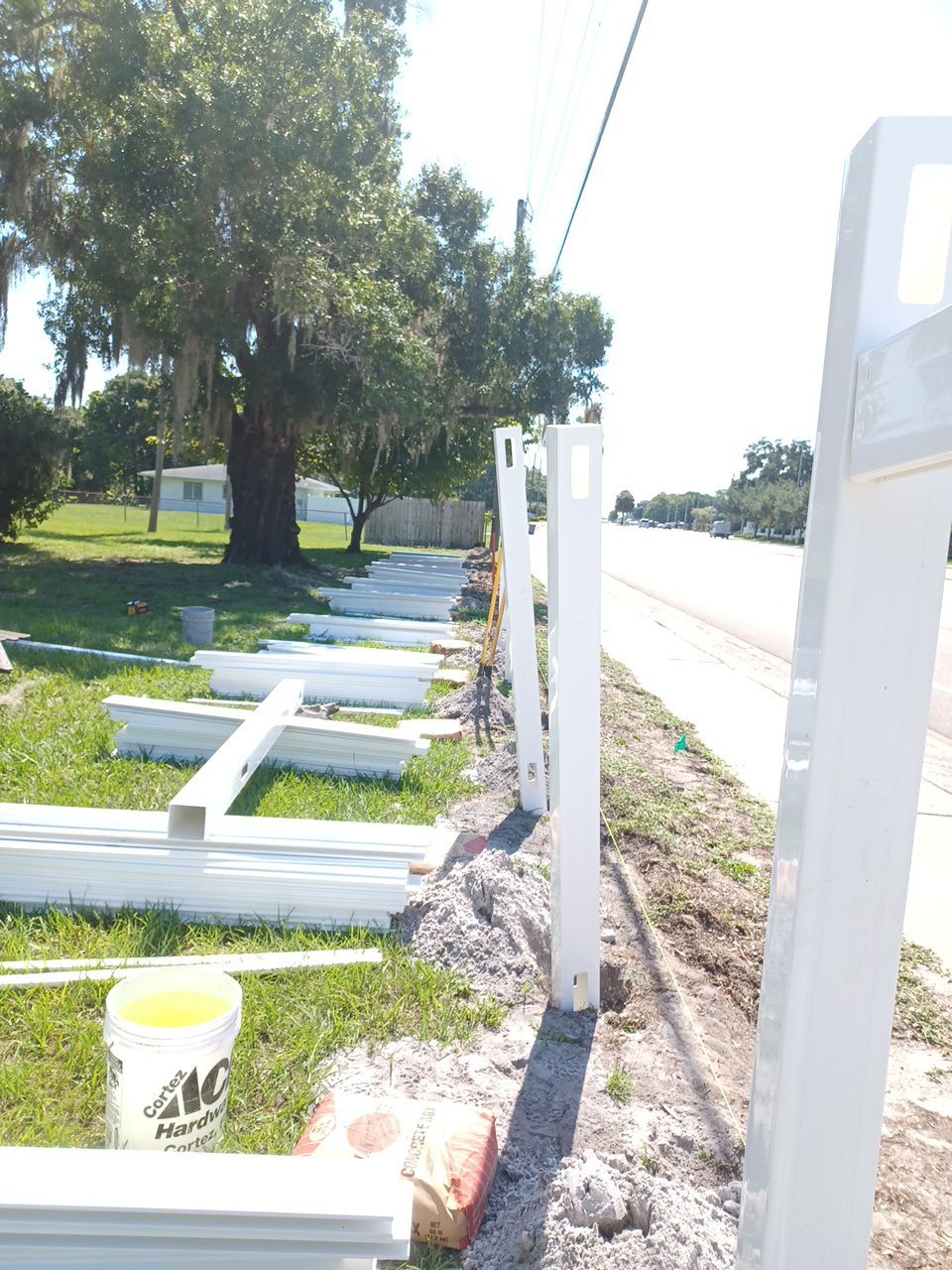 Sarasota, FL 6ft. Tall White Vinyl Privacy Fence by Asap fence and gates, LLC