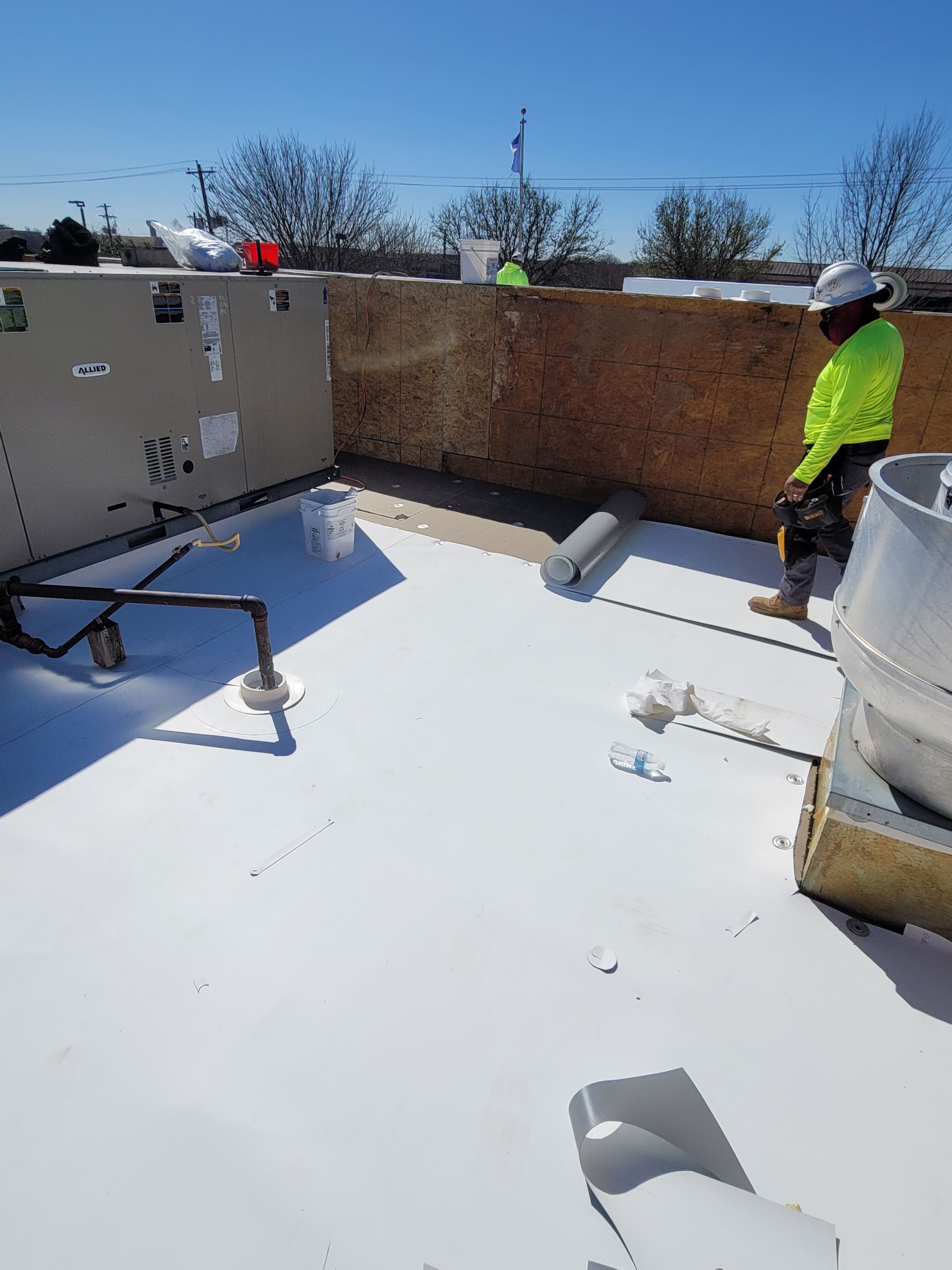 TPO Commercial Roofing Installation by 3:16 Roofing and Construction