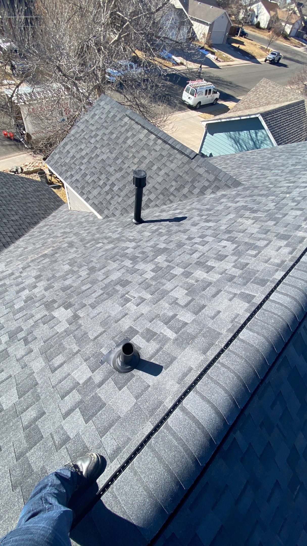 Resdiental Hail Damage Roof Replacement using Certainteed Northgate by Black Belt Roofing
