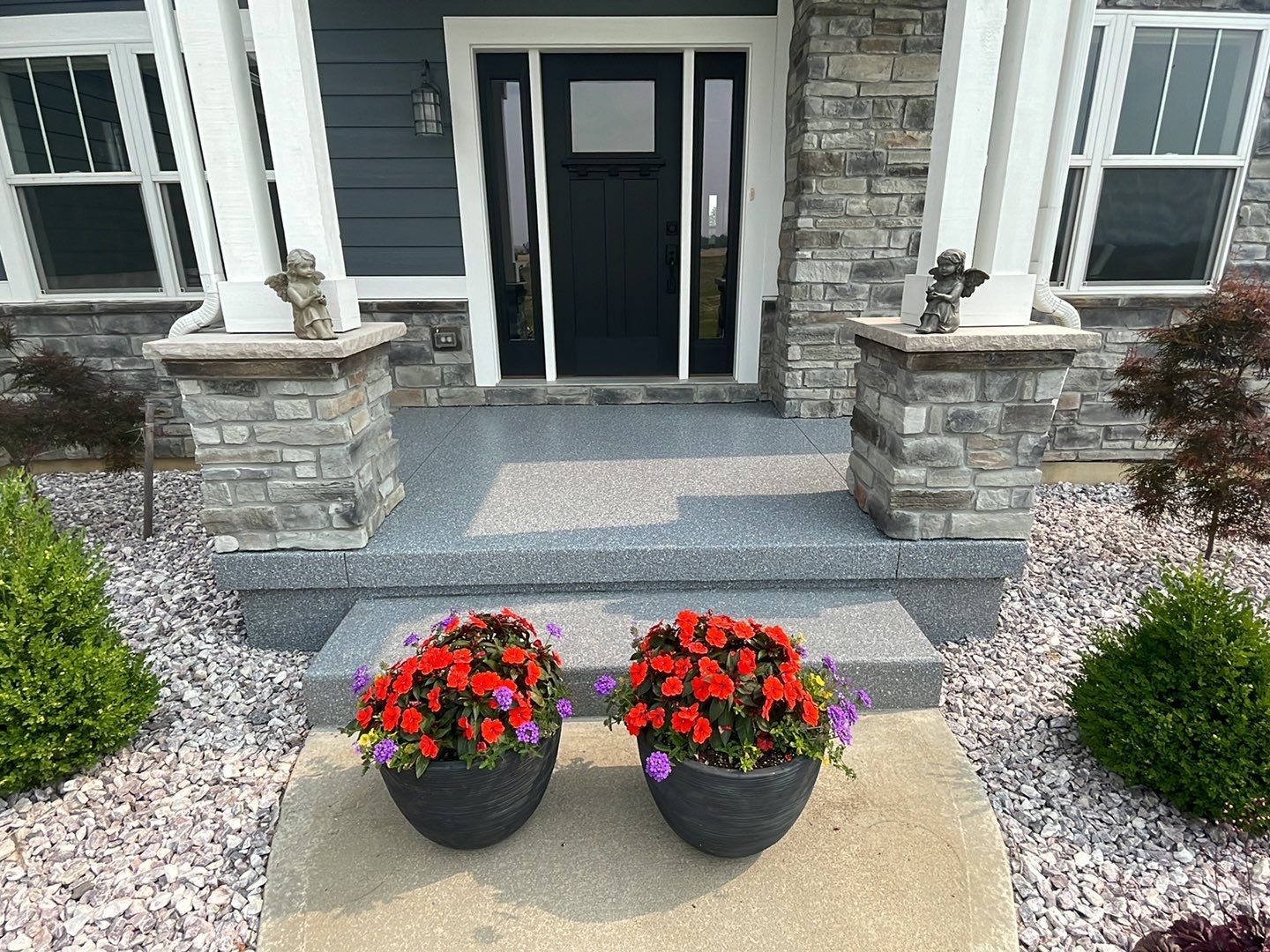 Garage, Barn and Patio Floor using Granite by Your1DayFloor.com