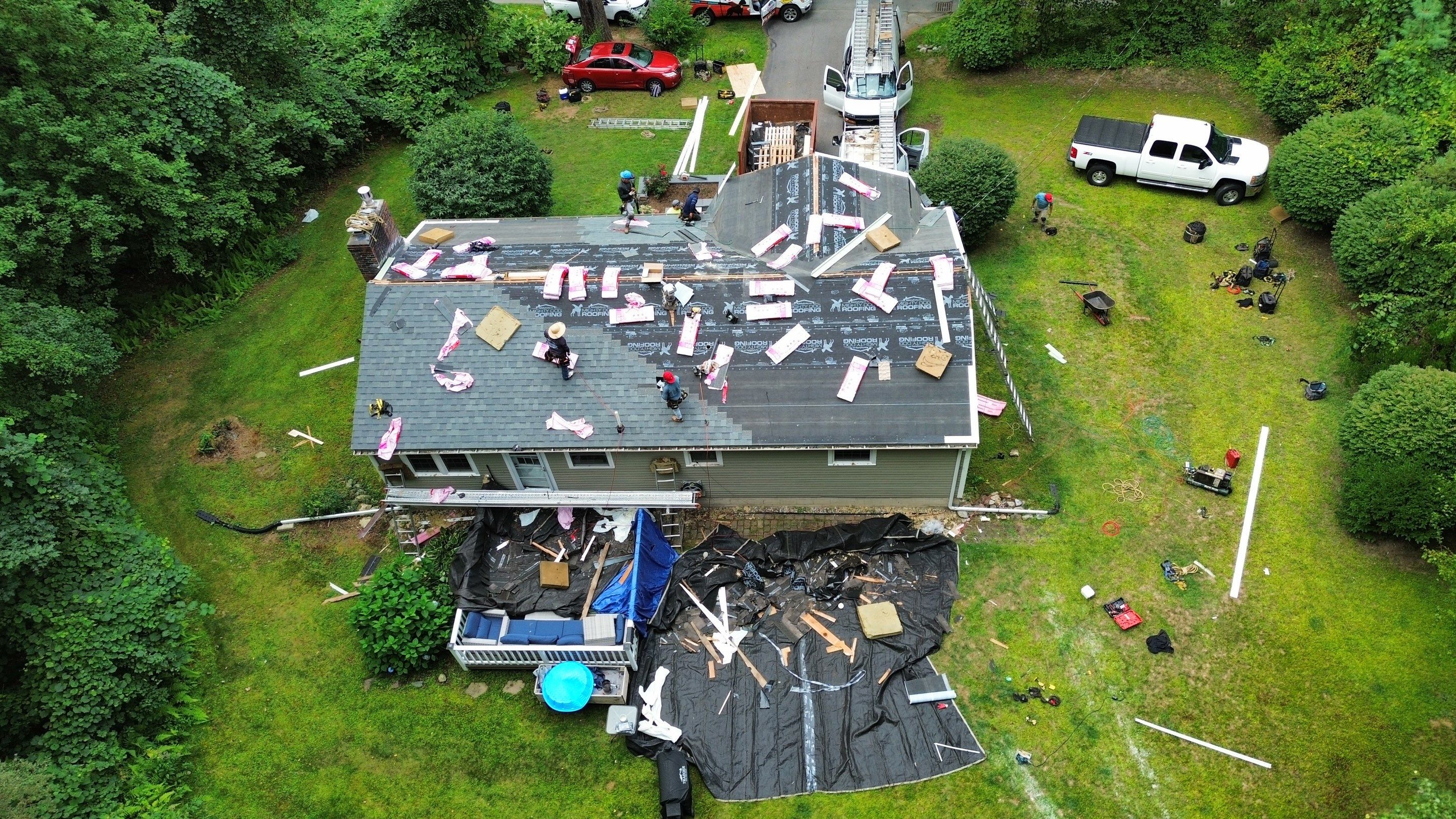 Roof Replacement & Ventilation Upgrade – Westford, MA by Mighty Dog Roofing of Greater Middlesex County
