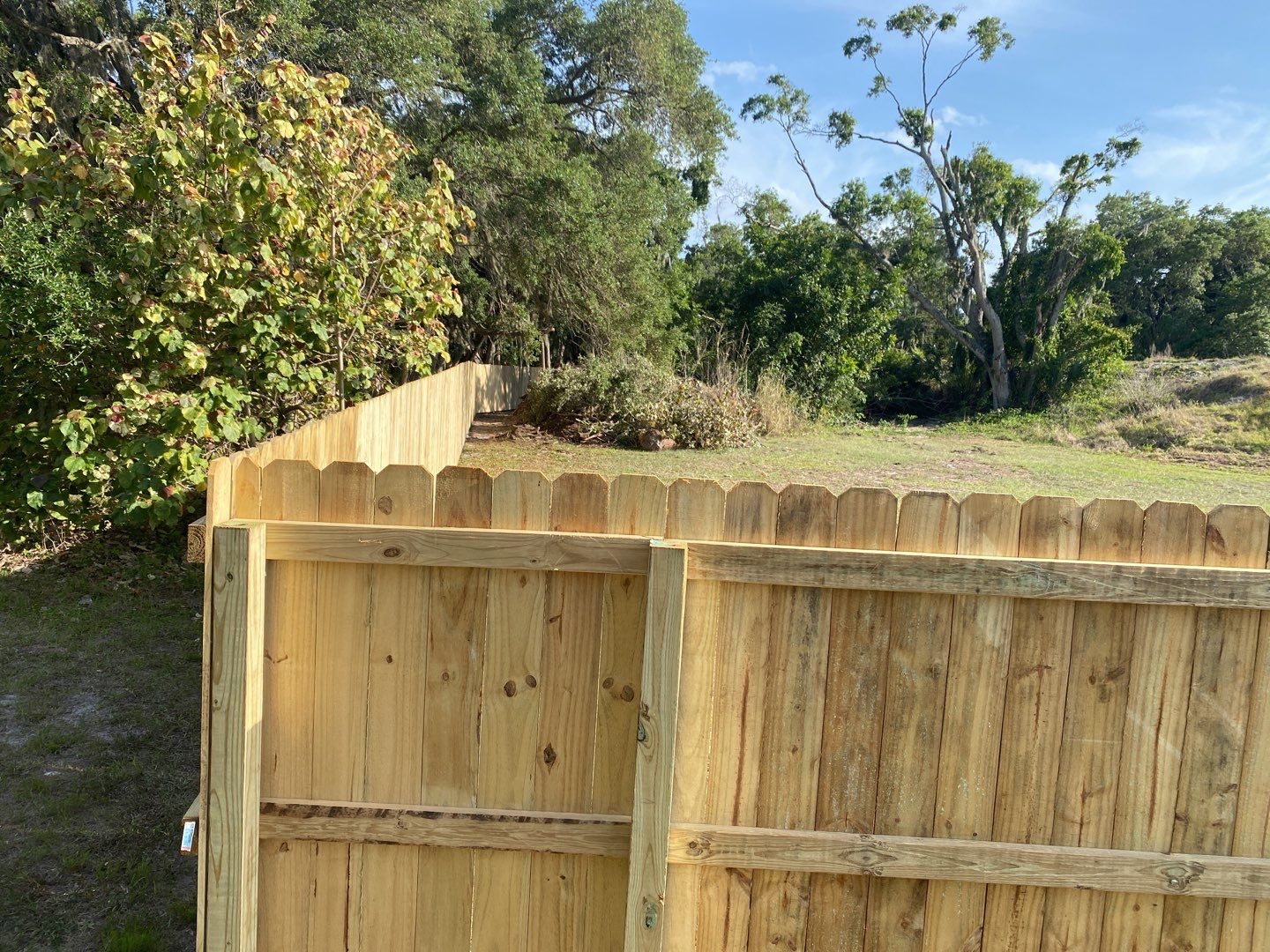 Bradenton, FL 6ft. Treated Board on Board Privacy Fence  by Asap fence and gates, LLC