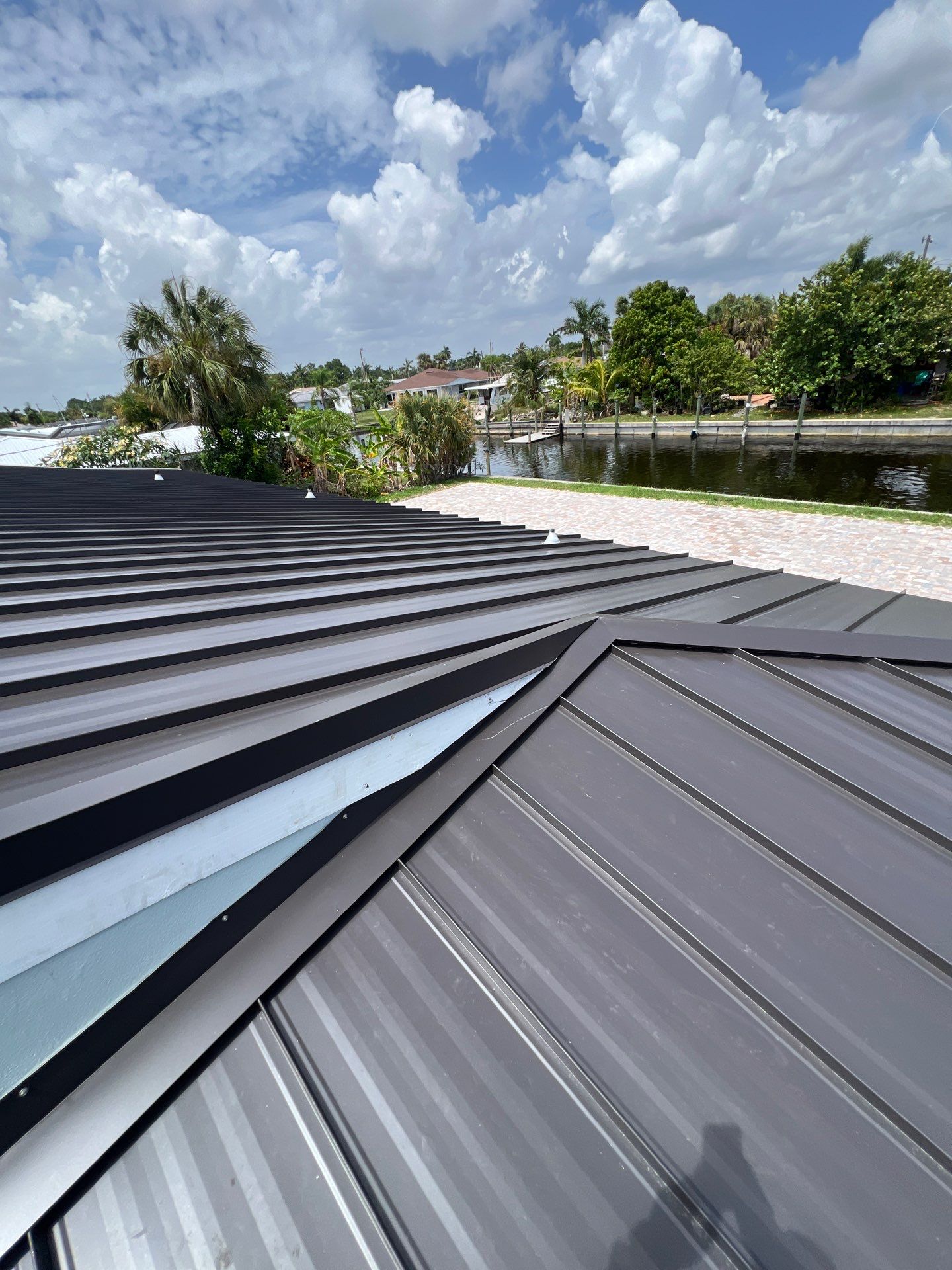 New Standing Seam Metal Roof Installation in North Fort Myers by cordova home services