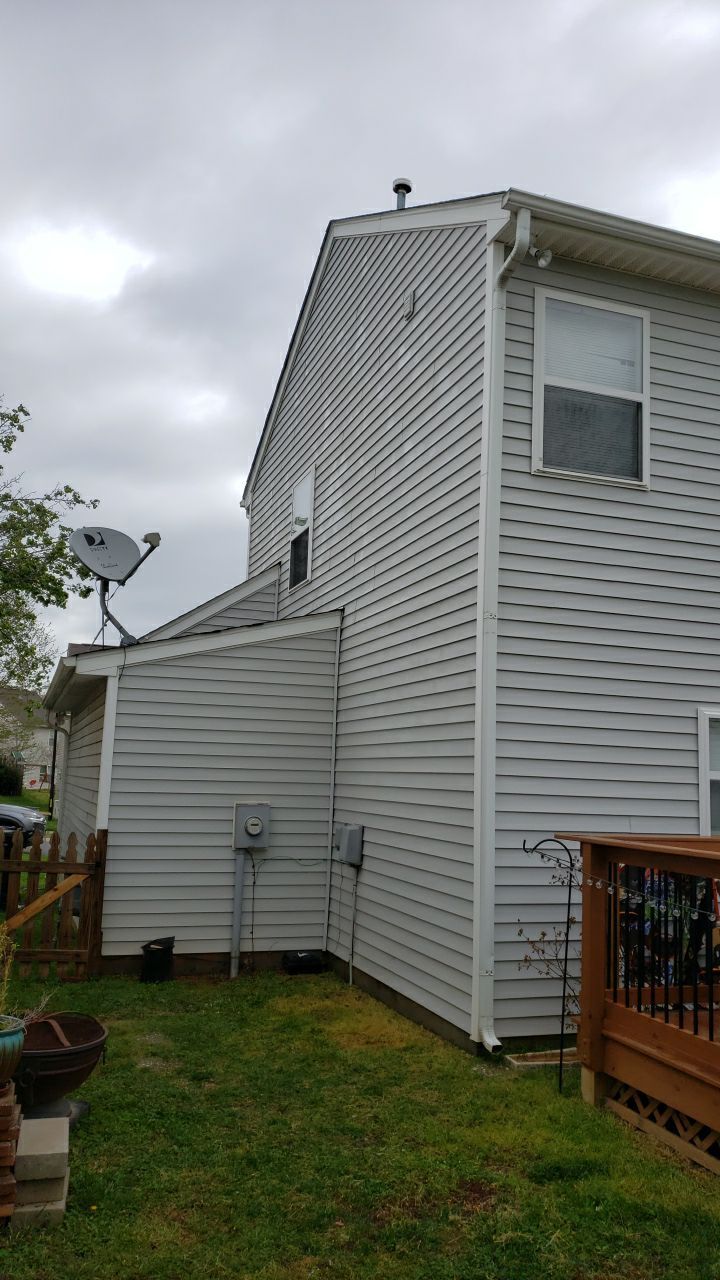 House Wash using cleaner by Power Wash Masters LLC