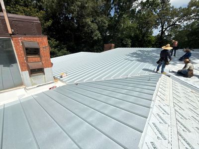 Residential Standing Seam Metal Roof and Membrane Replacement in Memphis
