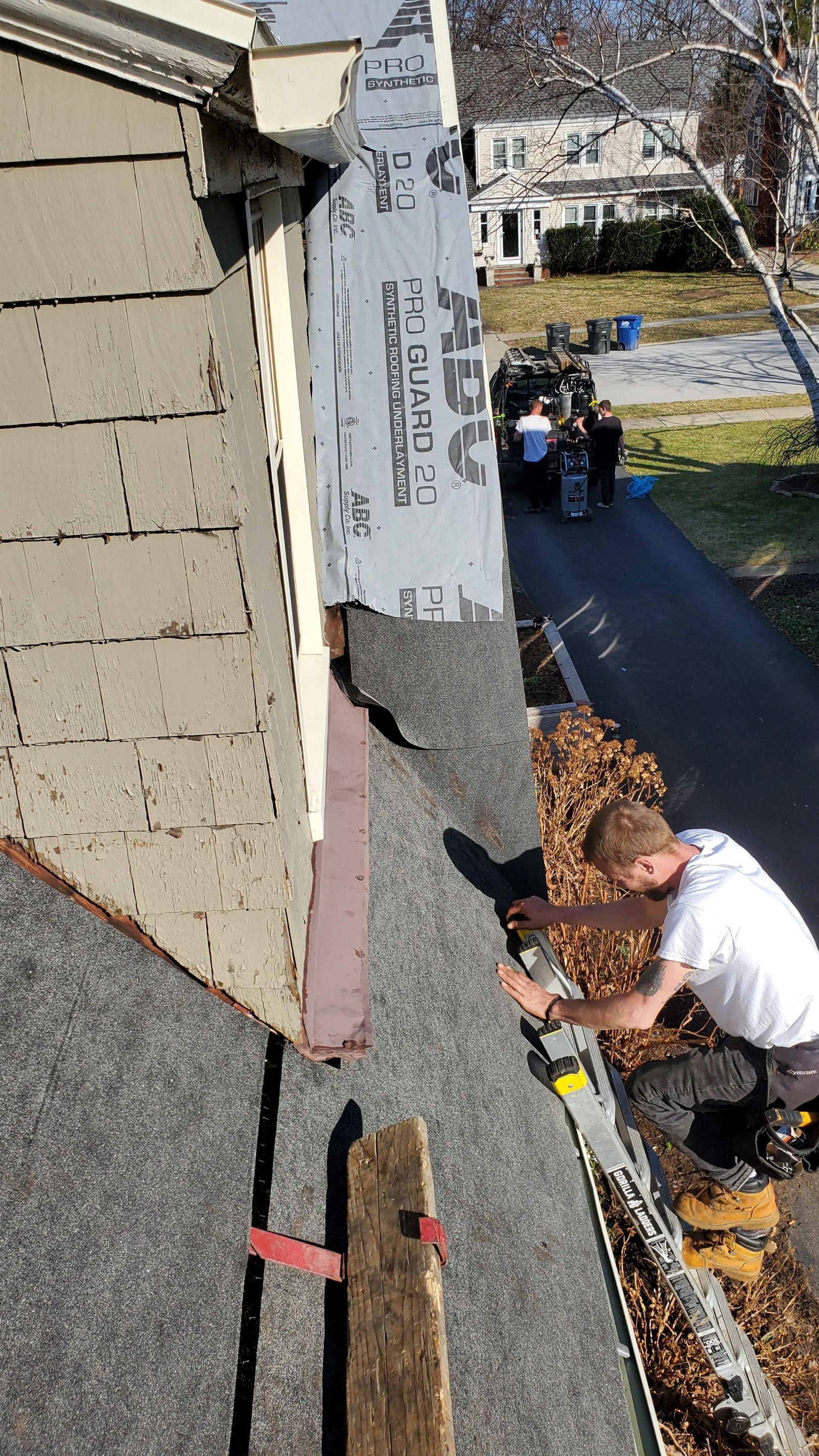Residential Roofing Installation using Owens Corning inFlow Vent by Absolute Roofing and Construction