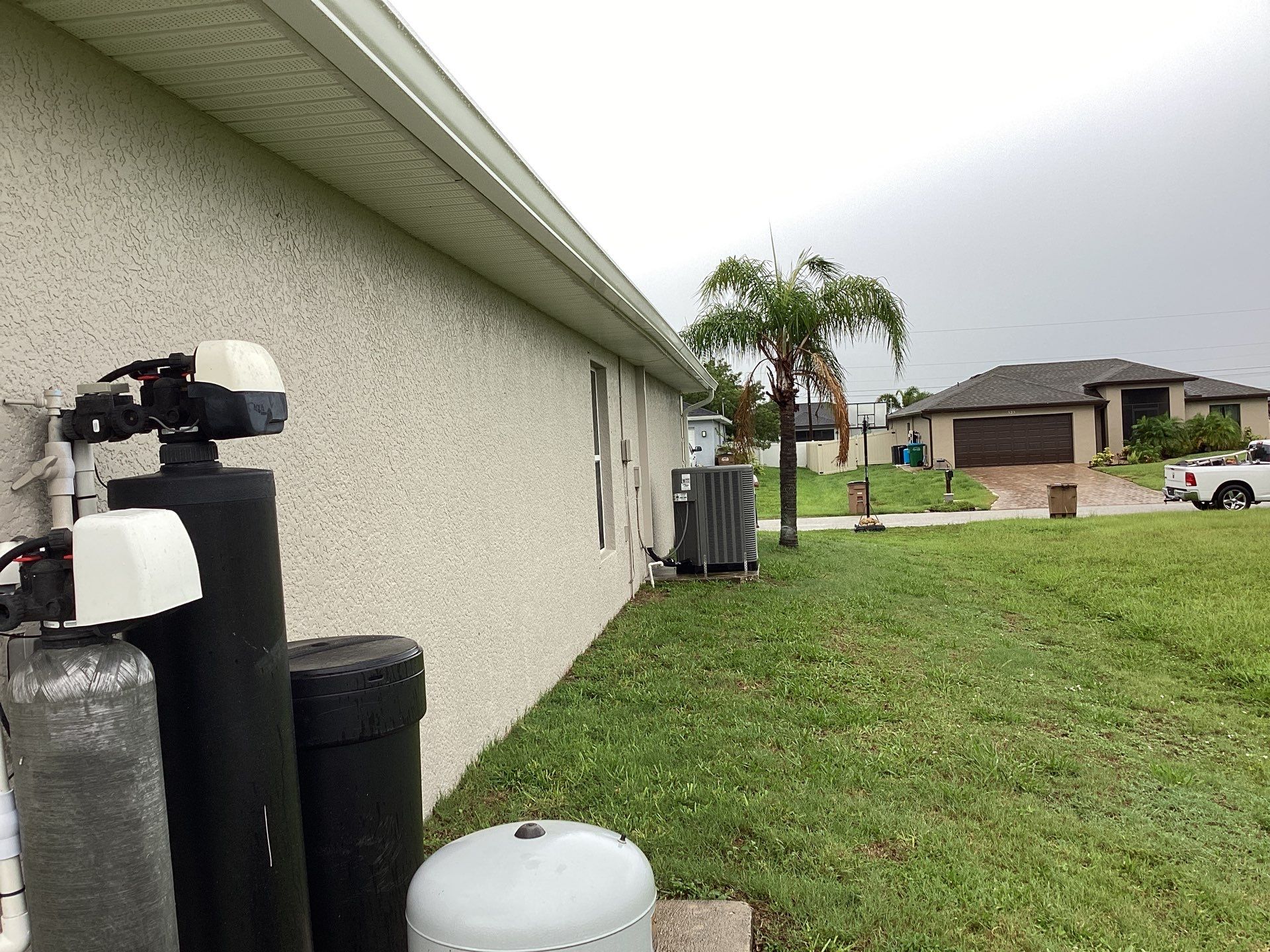 Seamless Gutters Project in Cape Coral Fl by Gutter Professors
