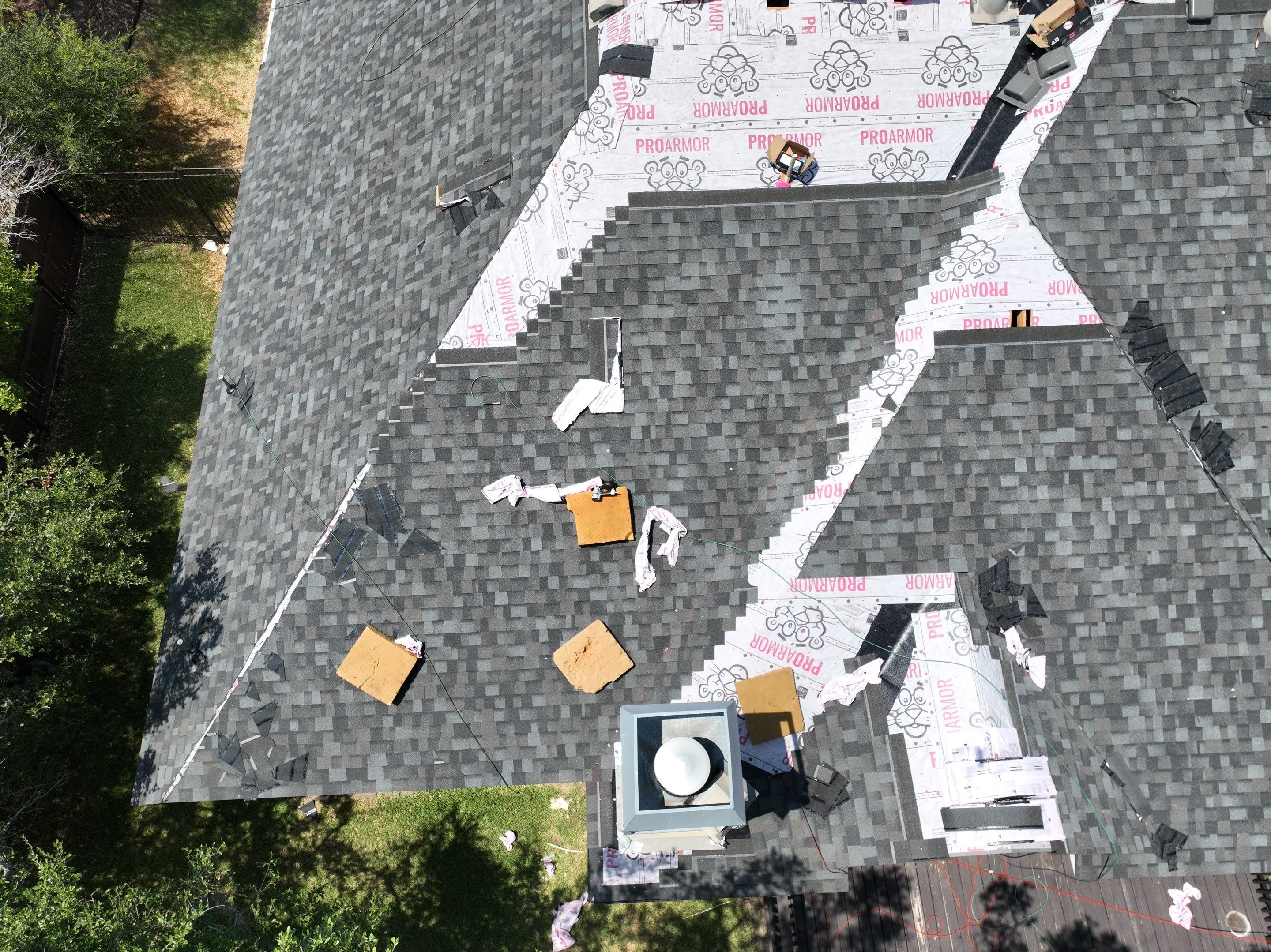 Residential Roof Replacement using Owens Corning Duration Designer 30 Year Laminate Shingle  by Premier Roofing and Contracting