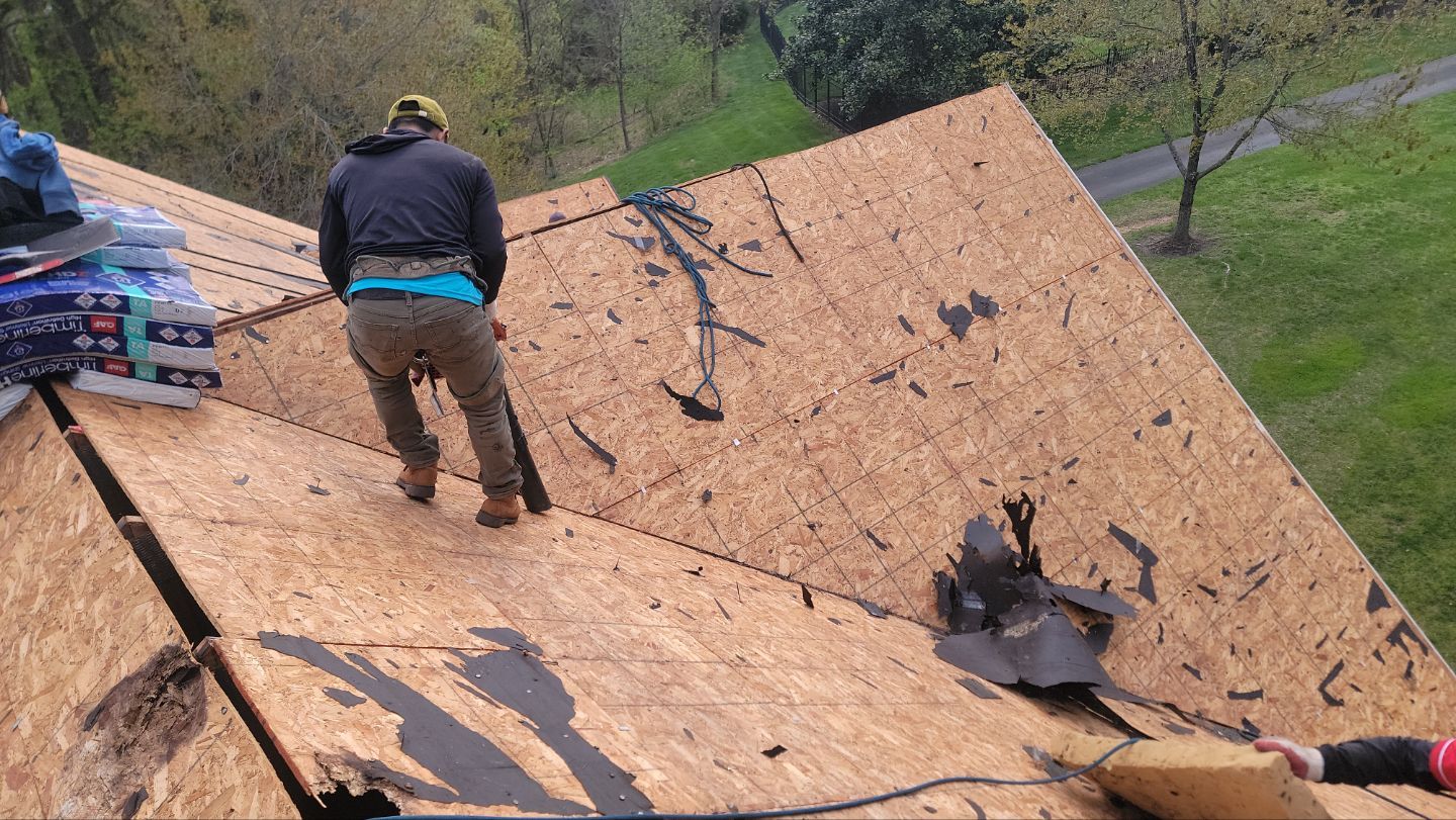 Roof Installation using GAF Timberline HDZ by ExteriorPros