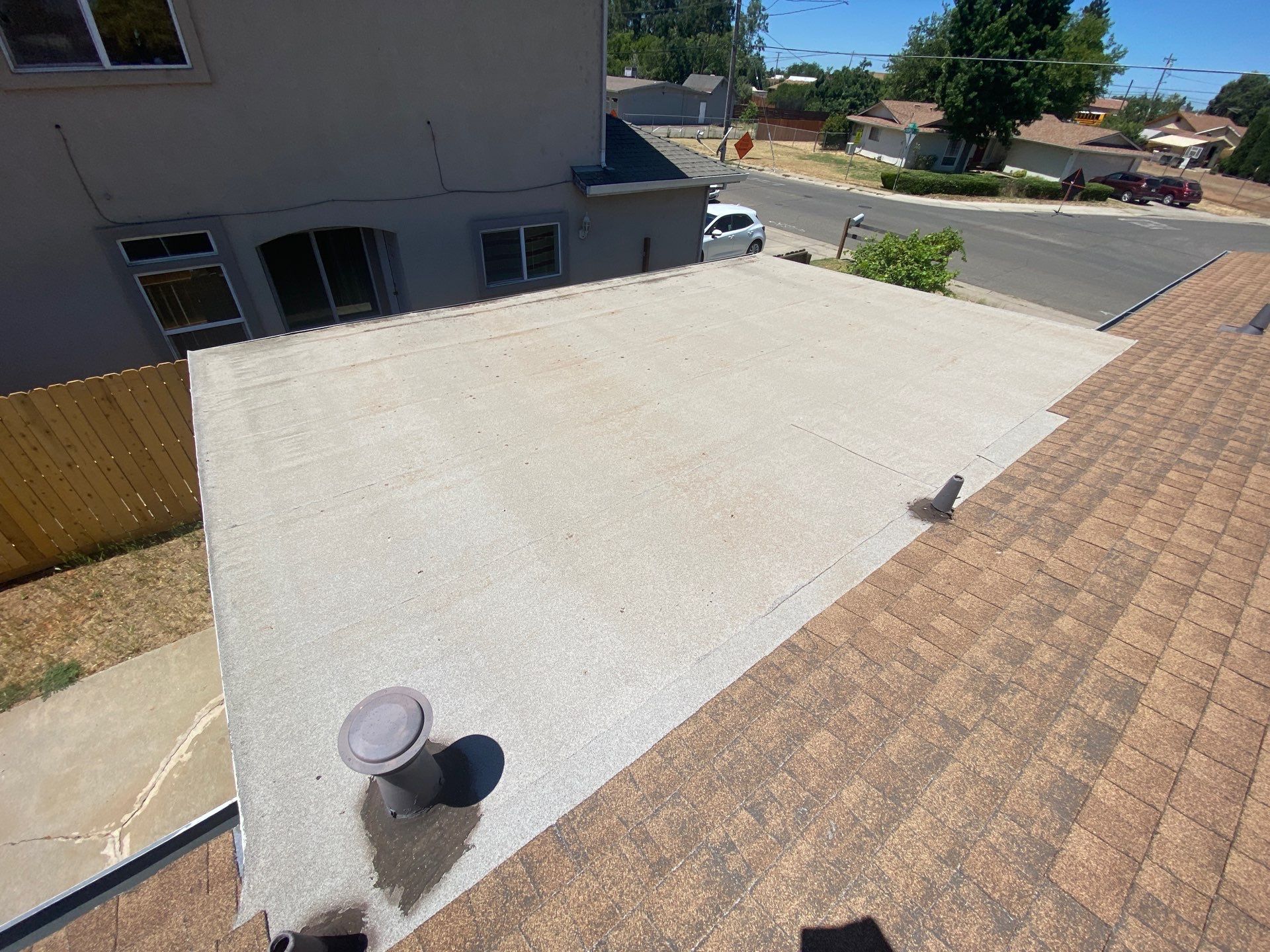 Residential Roofing Installation using GAF HDZ Reflector Series Stone Gray Roof System by Roof Improve
