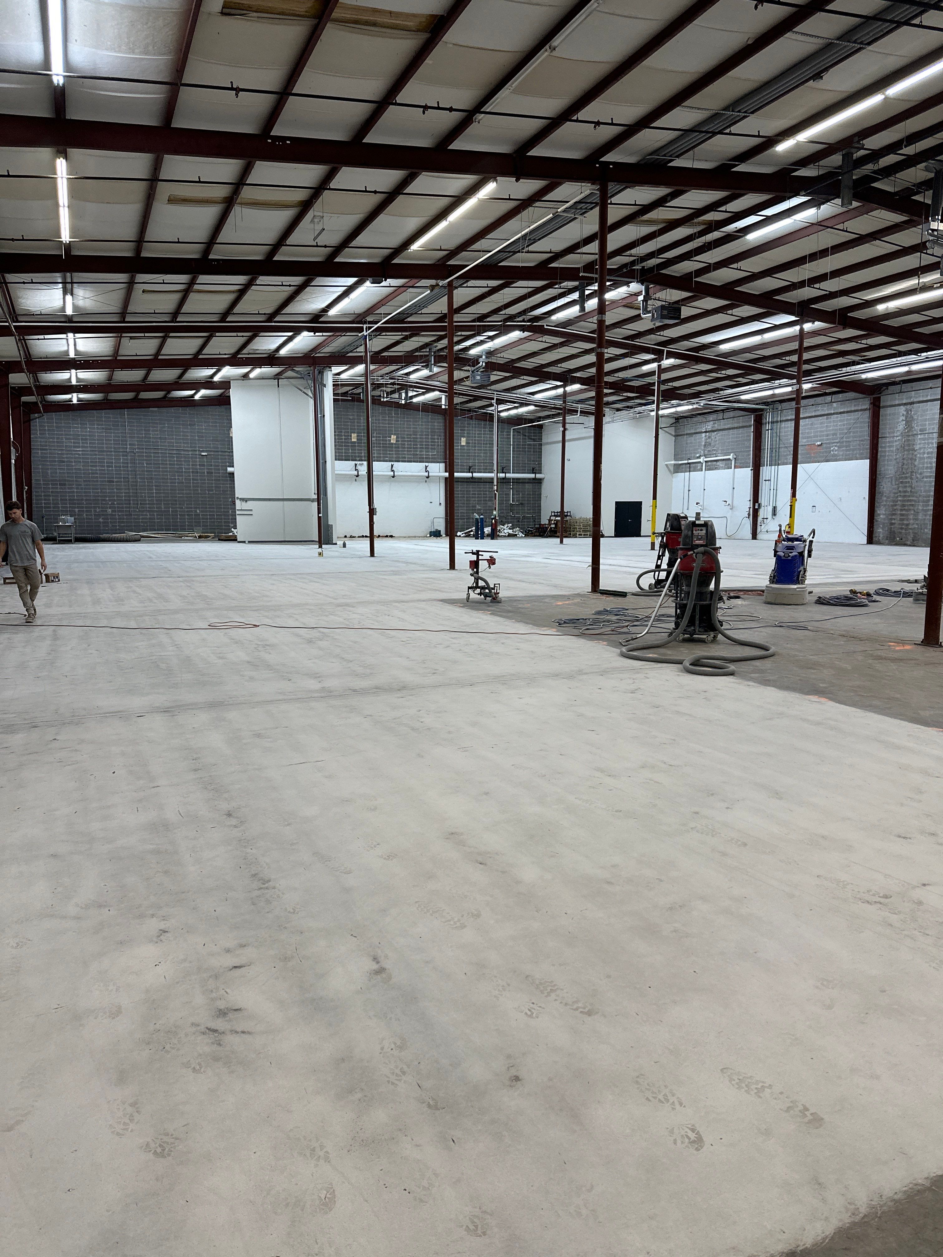 High-Gloss Industrial Epoxy Flooring Installation in Tucker, Georgia by Cornerstone Hard Surface Restoration