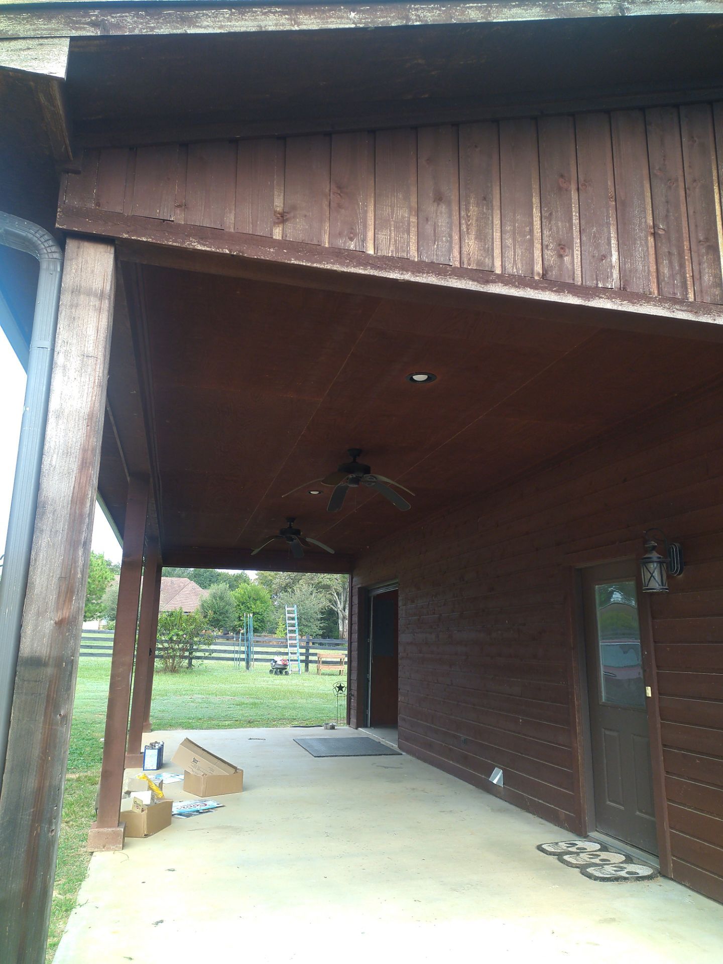 Exterior Staining Project - Flint, Texas by Quality Coats Painting