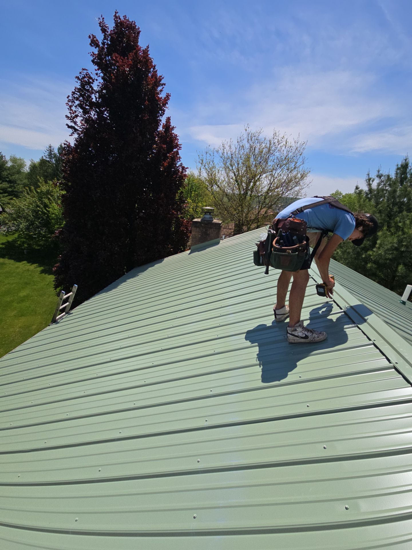 April Taylor Full Metal Roof Installation  by Good Hands Roofing