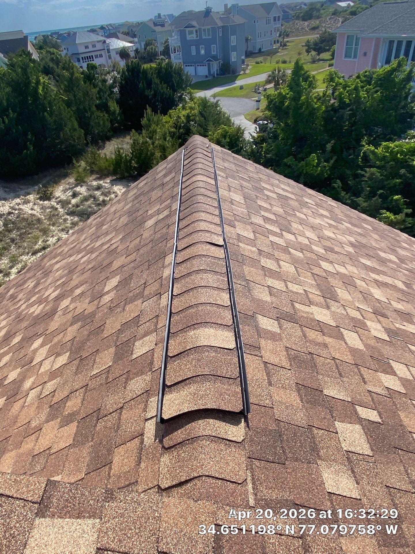 Coastal FORTIFIED Roof and Skylight Upgrade with Resawn Shake Shingles by RGR Construction and Roofing, LLC