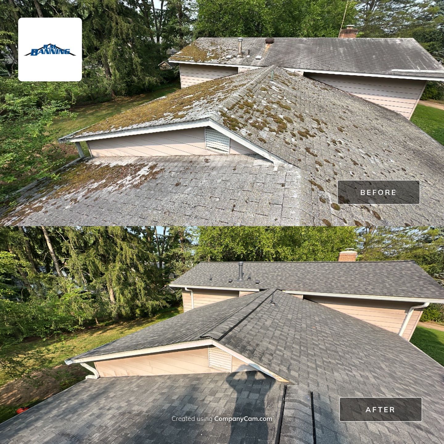 Vienna: CertainTeed Landmark Pro Architectural Shingles in Max Def Pewterwood by RM Banning, Inc.