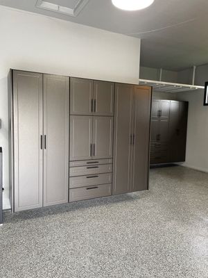 Mike M. adds storage to garage!