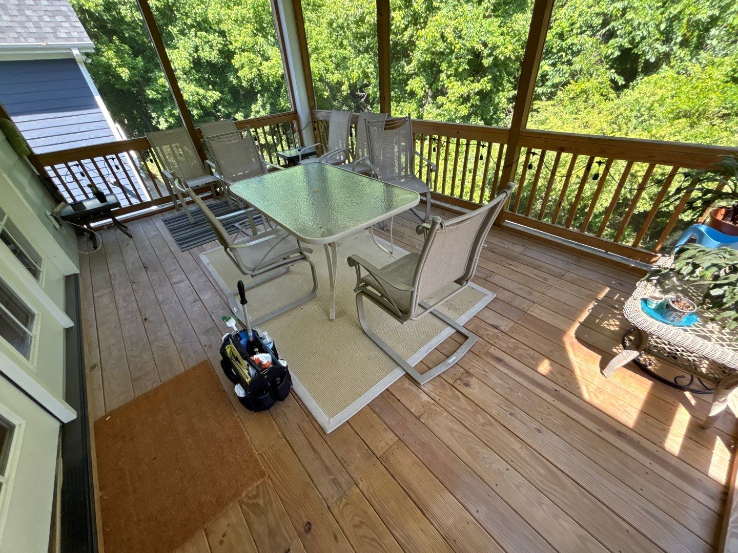 Weathered Deck using Wood Sealant by DuraSeal