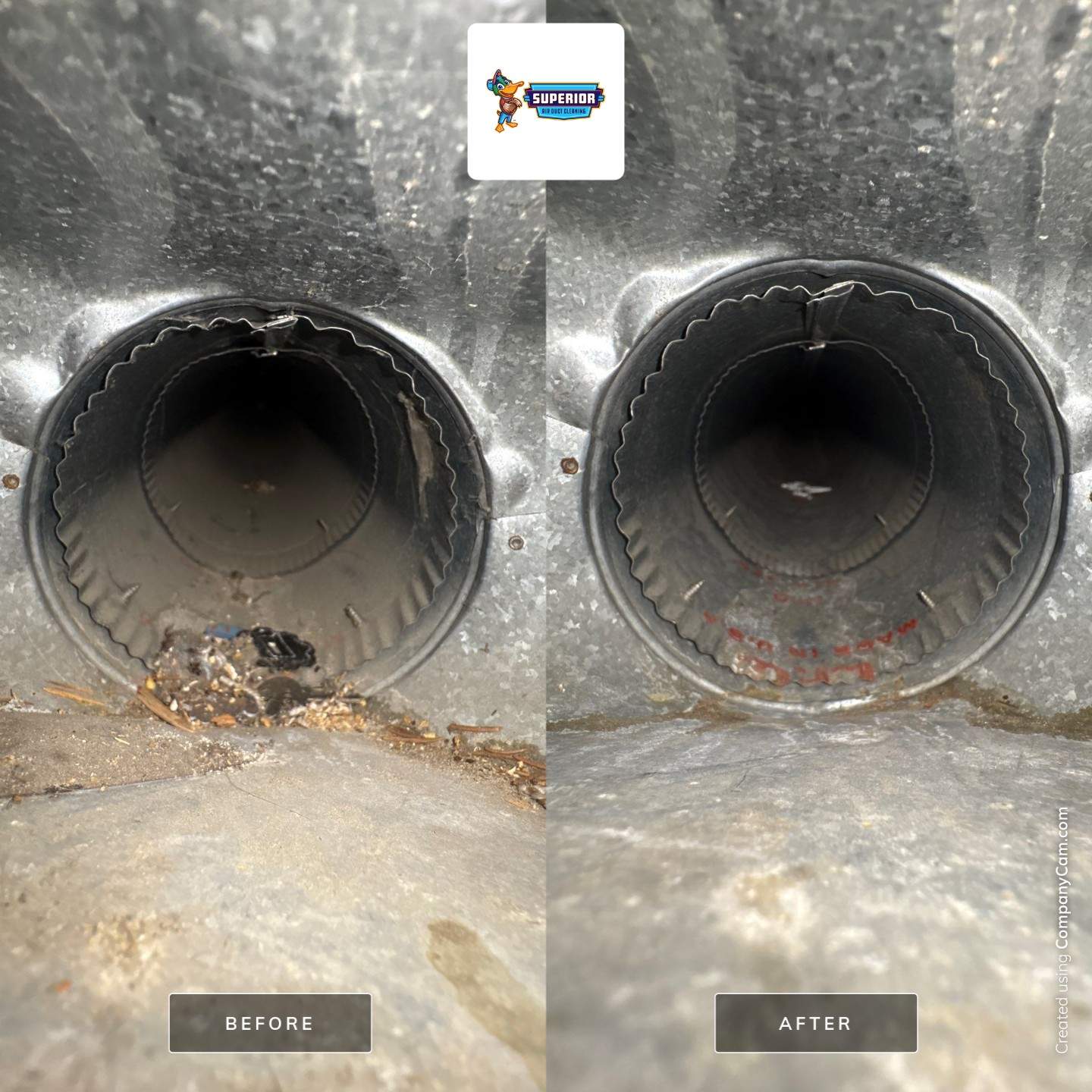 Air Duct Cleaning With a Vacuum Truck in Boardman, OH by Superior Air Duct Cleaning