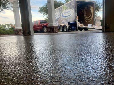 Garage TransFLOORmation using Sandstone