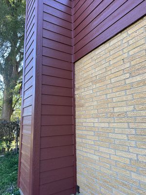 LP SmartSide siding install in Johnsburg, IL — After