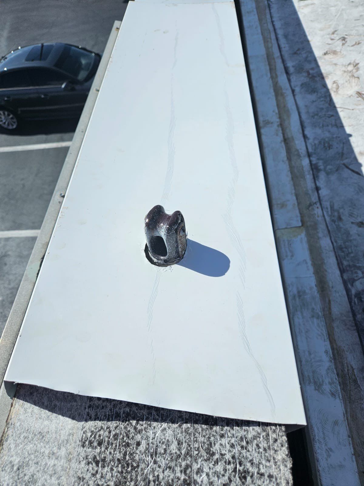 Commercial Roofing Repair using TPO and Metal Decking by Four Peaks Roofing