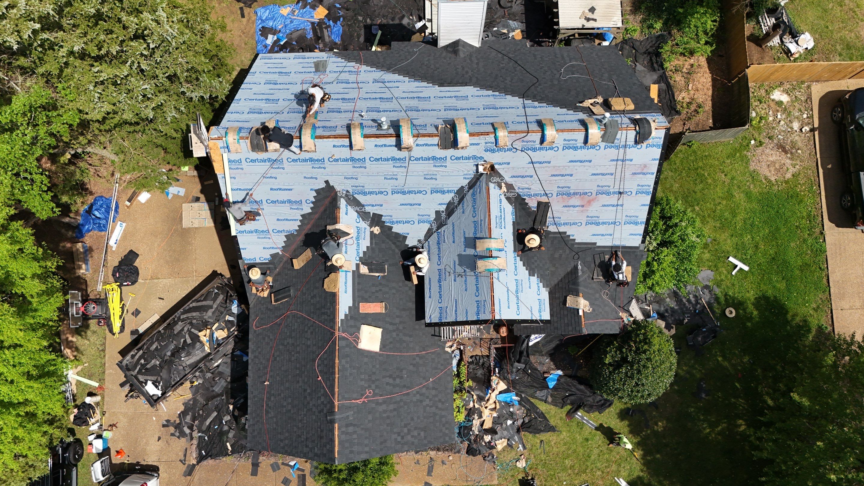 Charcoal Black Re-Roof by Royal House LLC