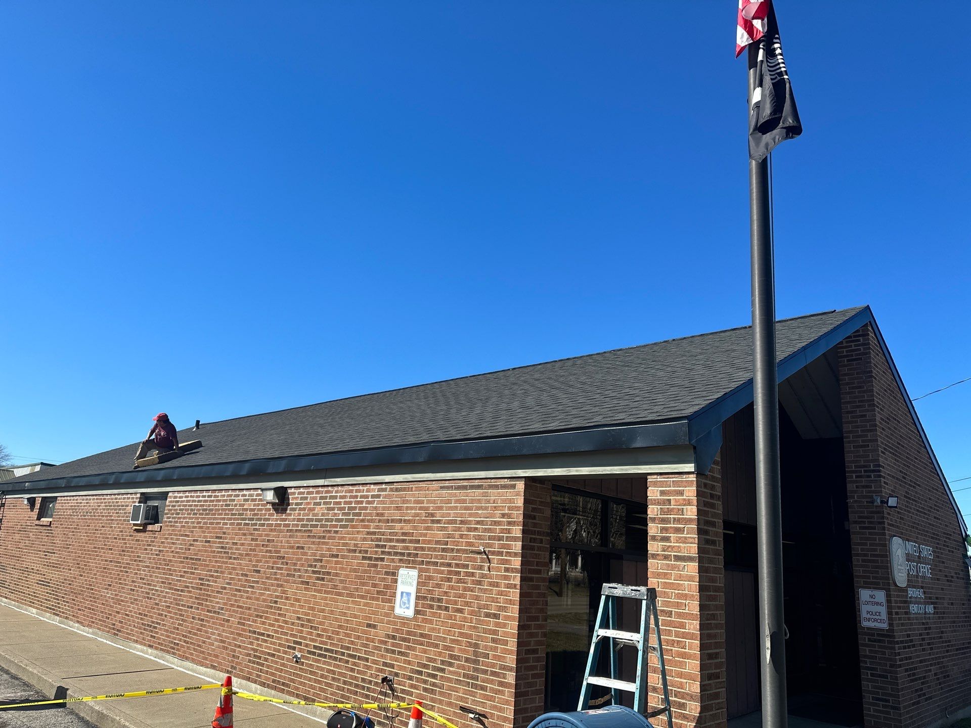 Residential Roofing Installation using GAF Timberline HDZ Charcoal by Nitro Roofing and Construction
