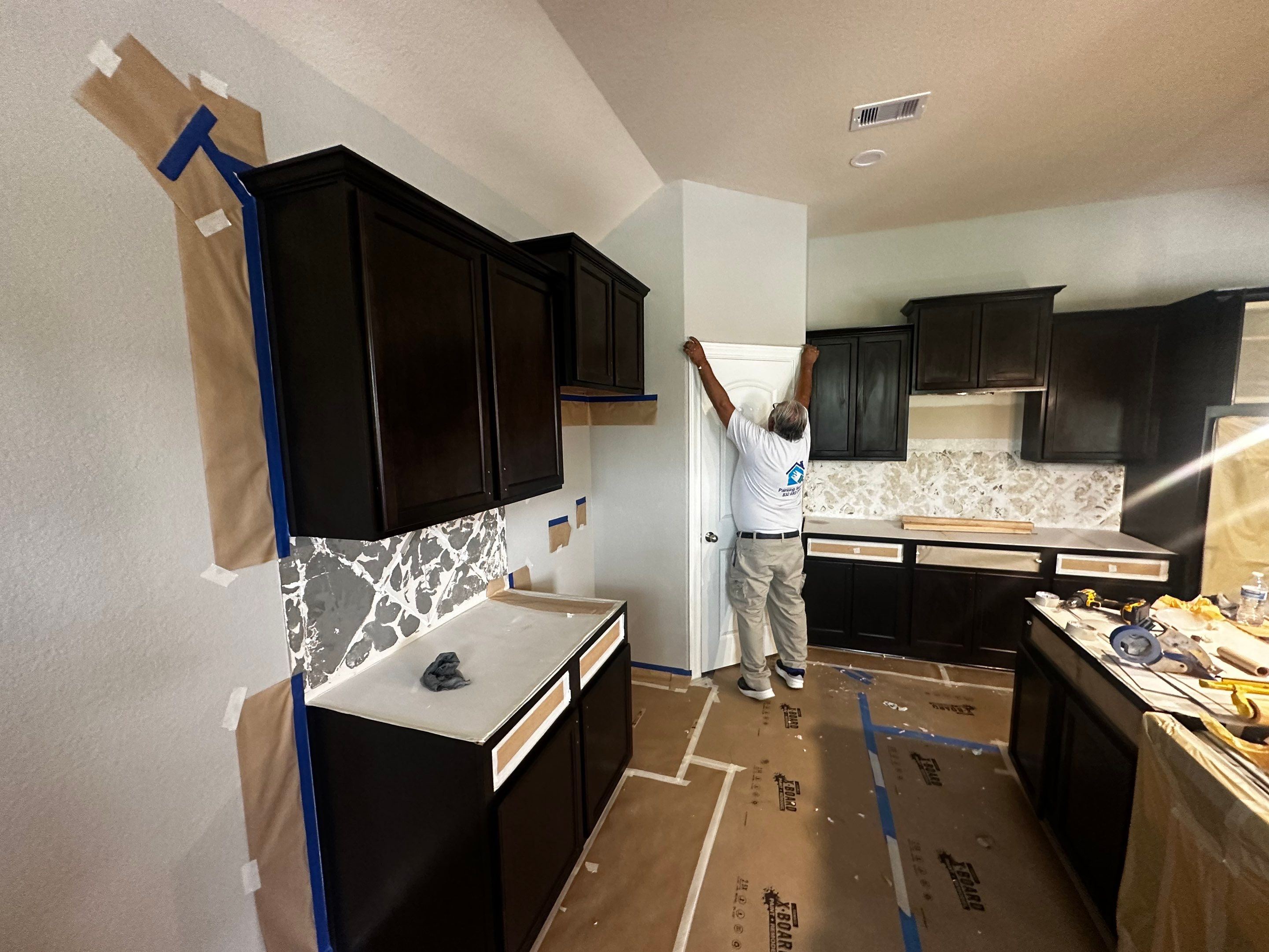 Kitchen Remodel and Outdoor Fireplace in Tomball, TX by SophAlx LLC