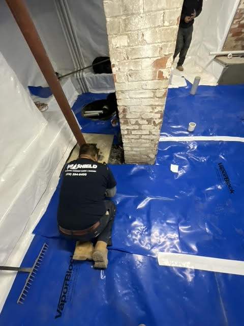 Cove Neck Rd. Oyster Bay, NY by A.M. Shield Waterproofing, Corp.