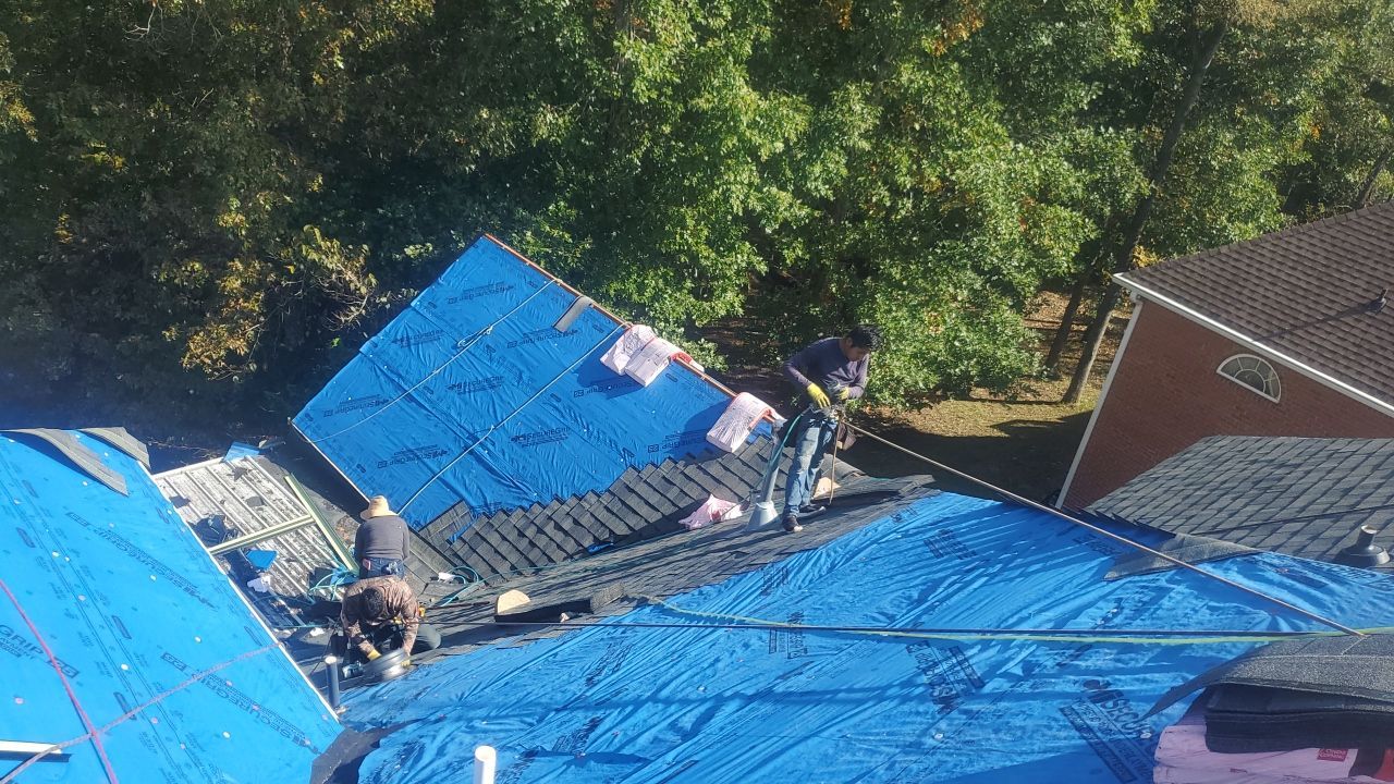 Residential Roofing Installation using Owens Corning by Inspector Roofing and Restoration