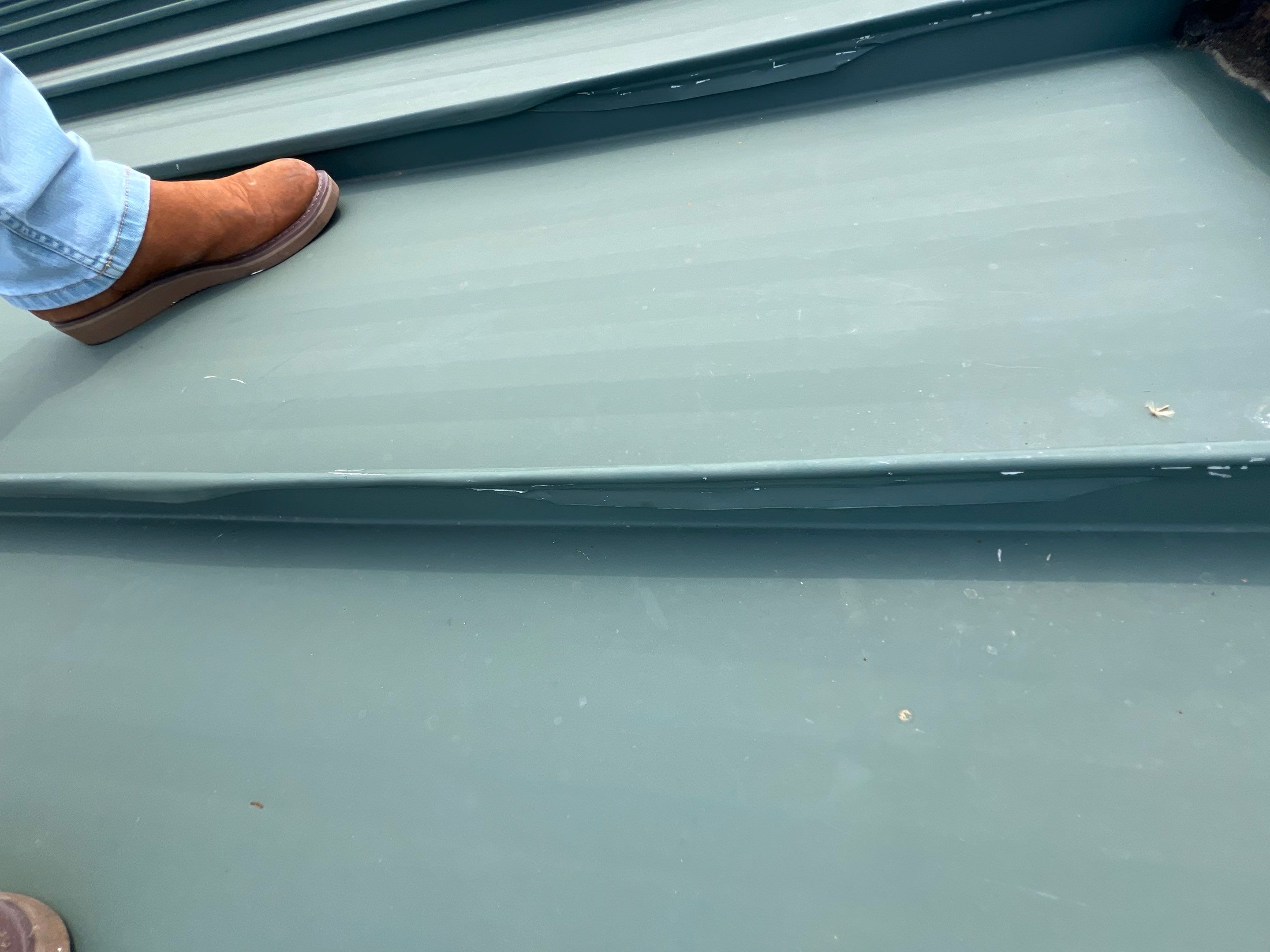 Hail Damage using Metal by Roof Repair Services LLC