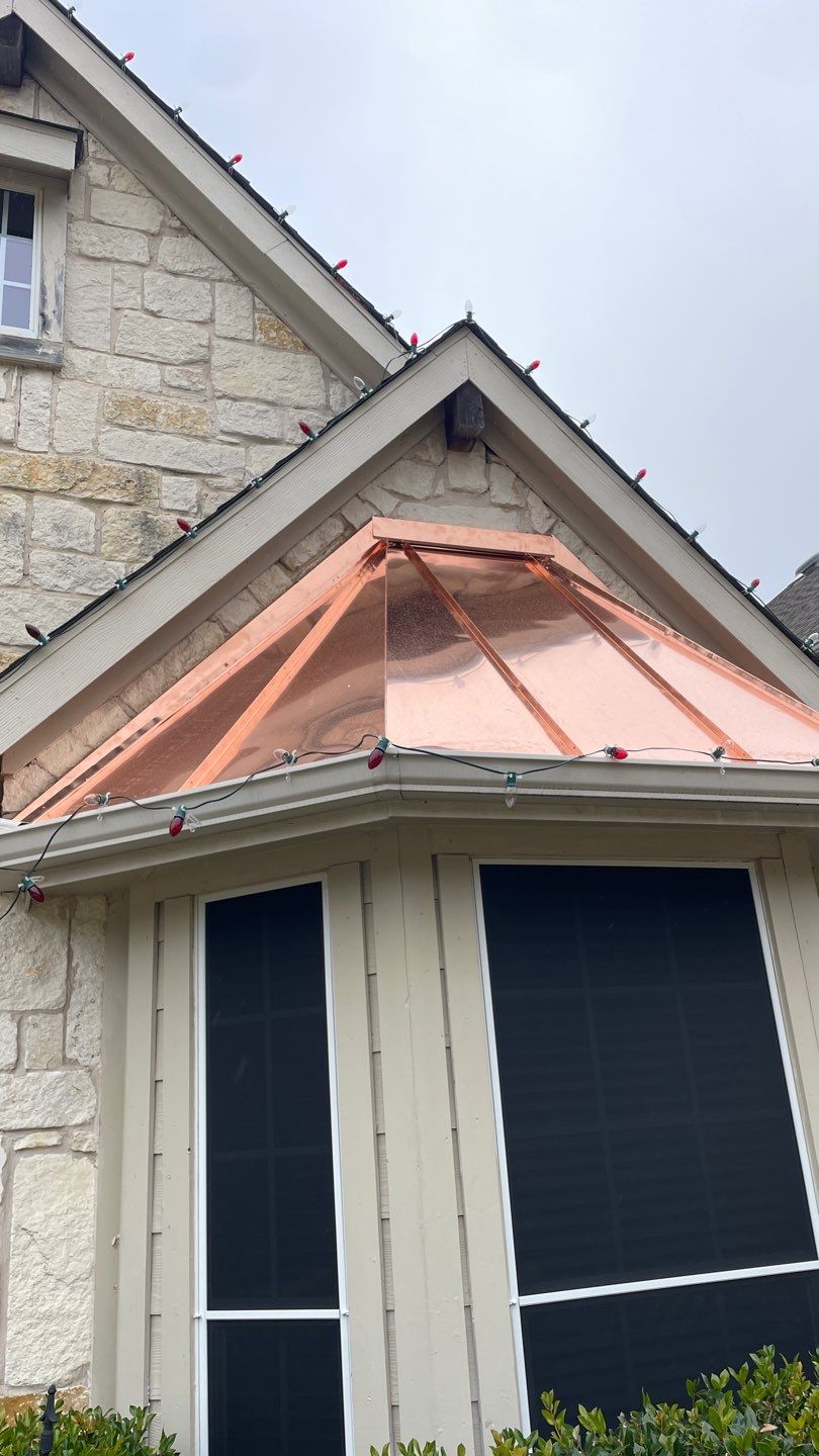 Copper Bay window by Springtree Restoration 