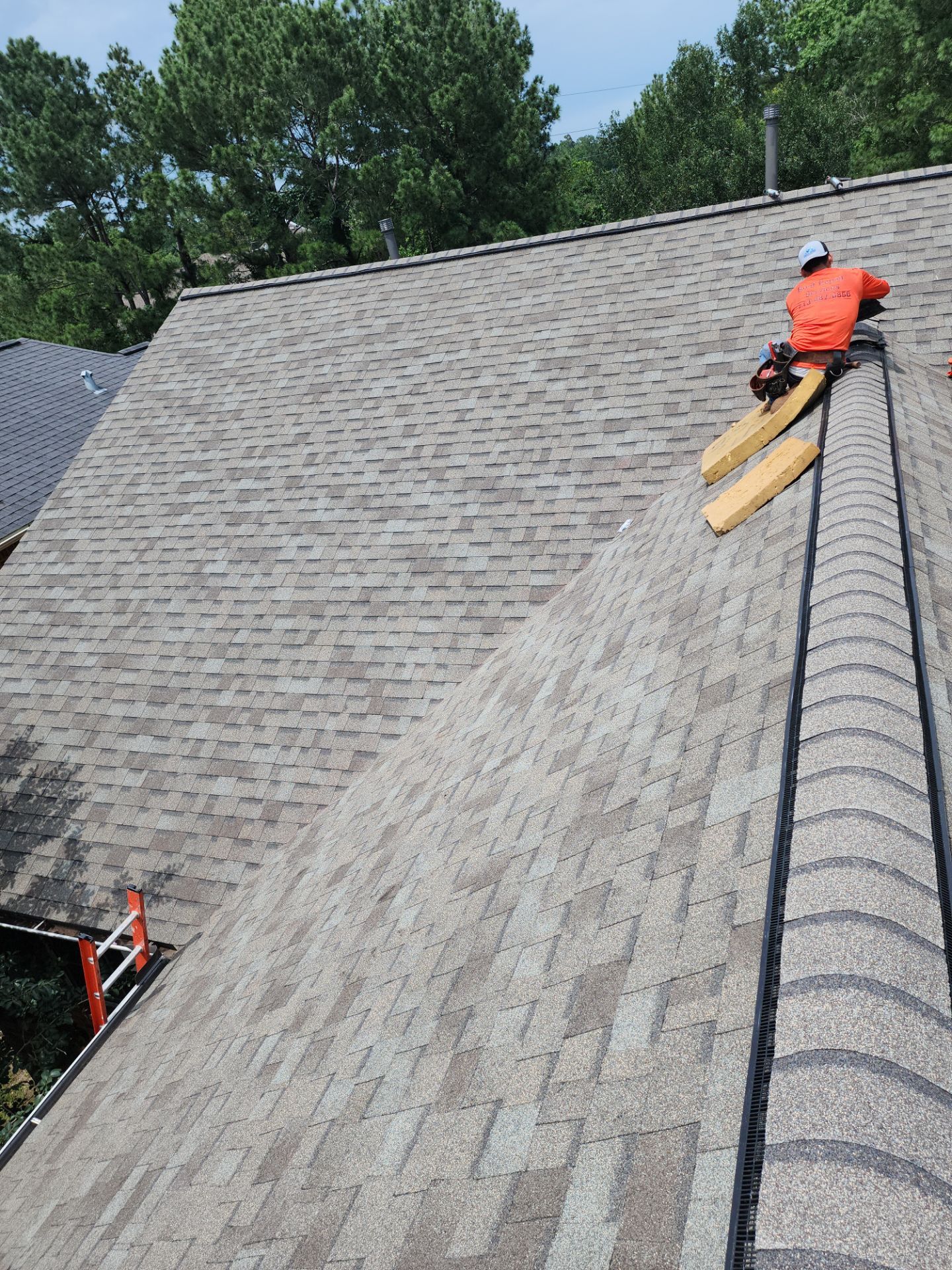 Residential Roofing Repair using Owen's Corning Duration (Lifetime) Shingles by Roof Repair Services LLC