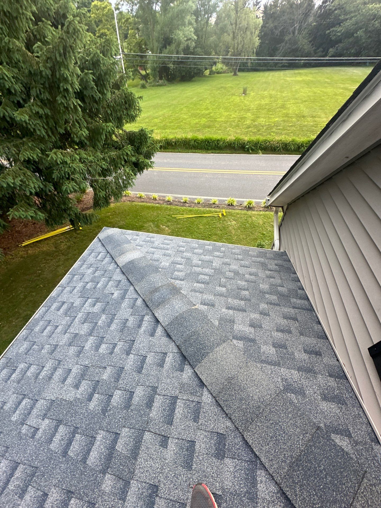 Biscayne Blue Architectural Shingle Install  by Teflon Roofing