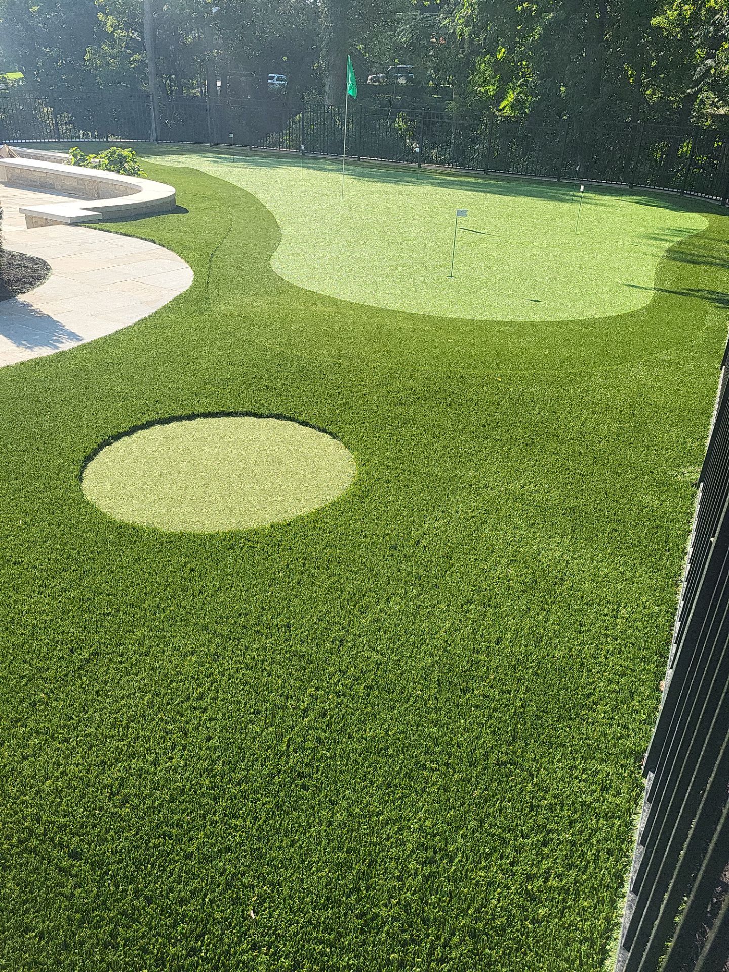 Residential Luxury Golf Green in Upper Arlington, OH by Southwest Greens Midwest