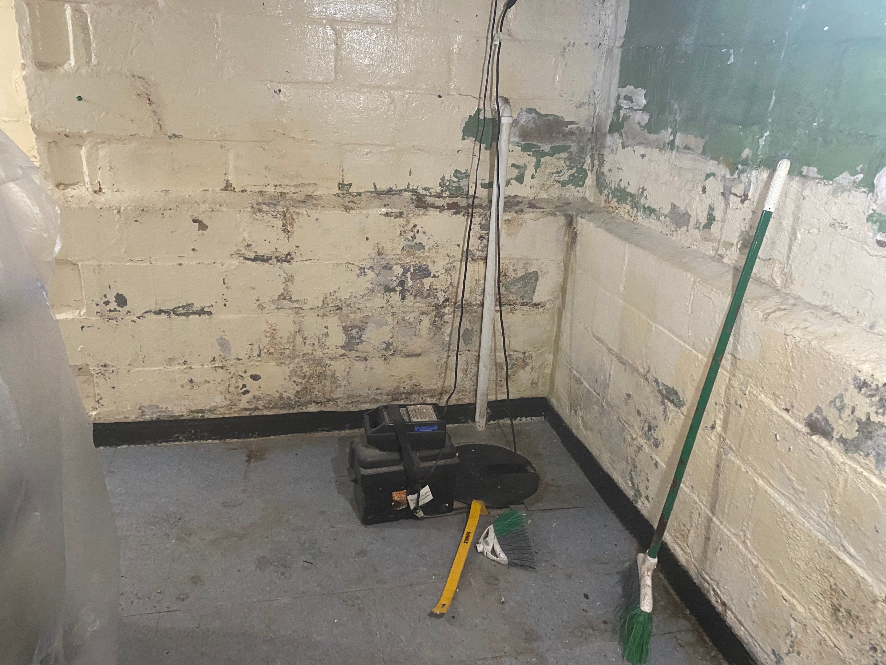 Interior French Drain Job in Bloomfield, NJ by Pure Service Pro, LLC 