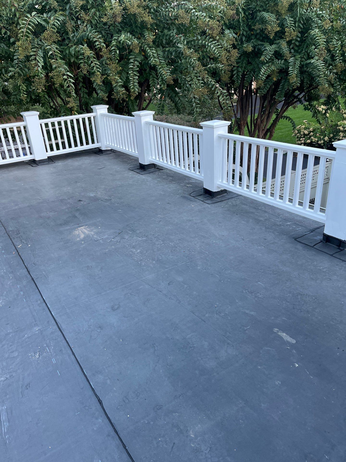 McLean - Residential Flat Roof Replacement with Carlisle Syntec EPDM by RM Banning, Inc.