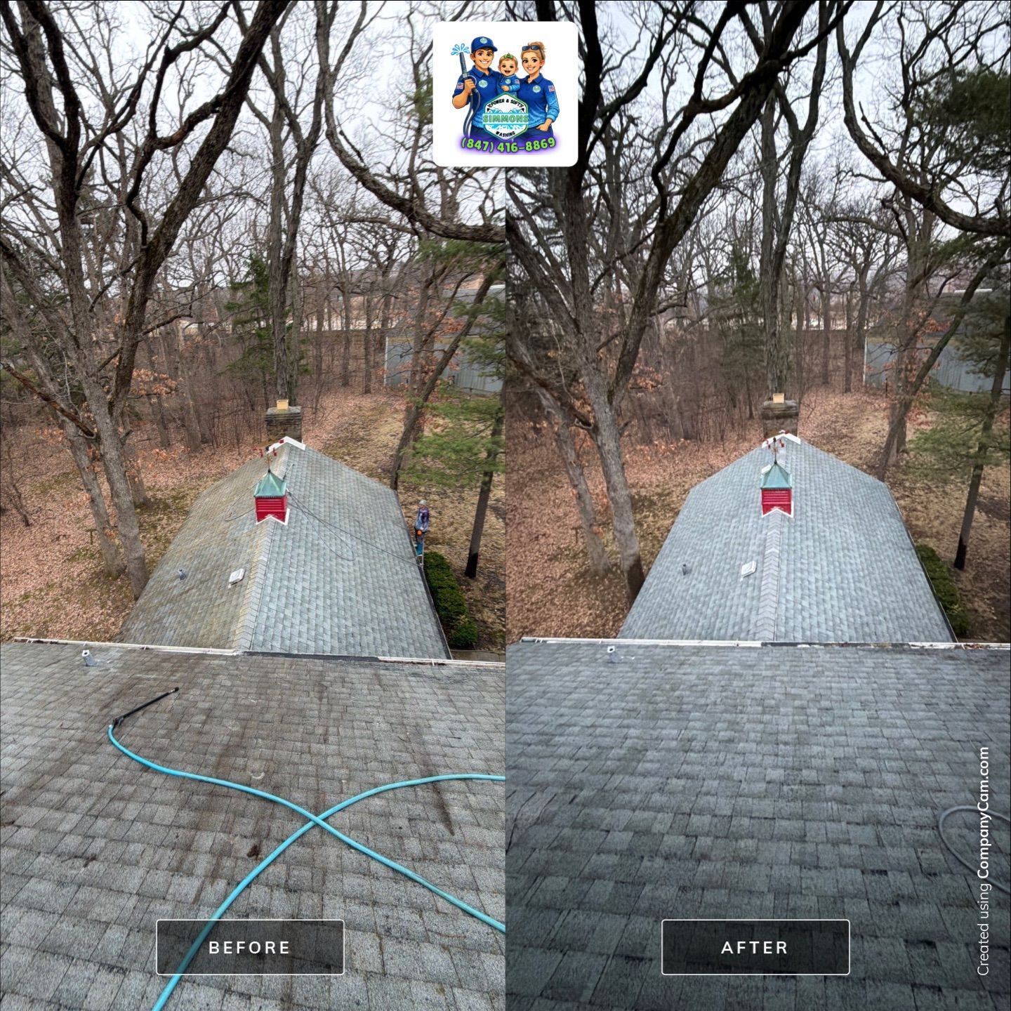 Project in Mundelein by Simmons Power & Soft Washing