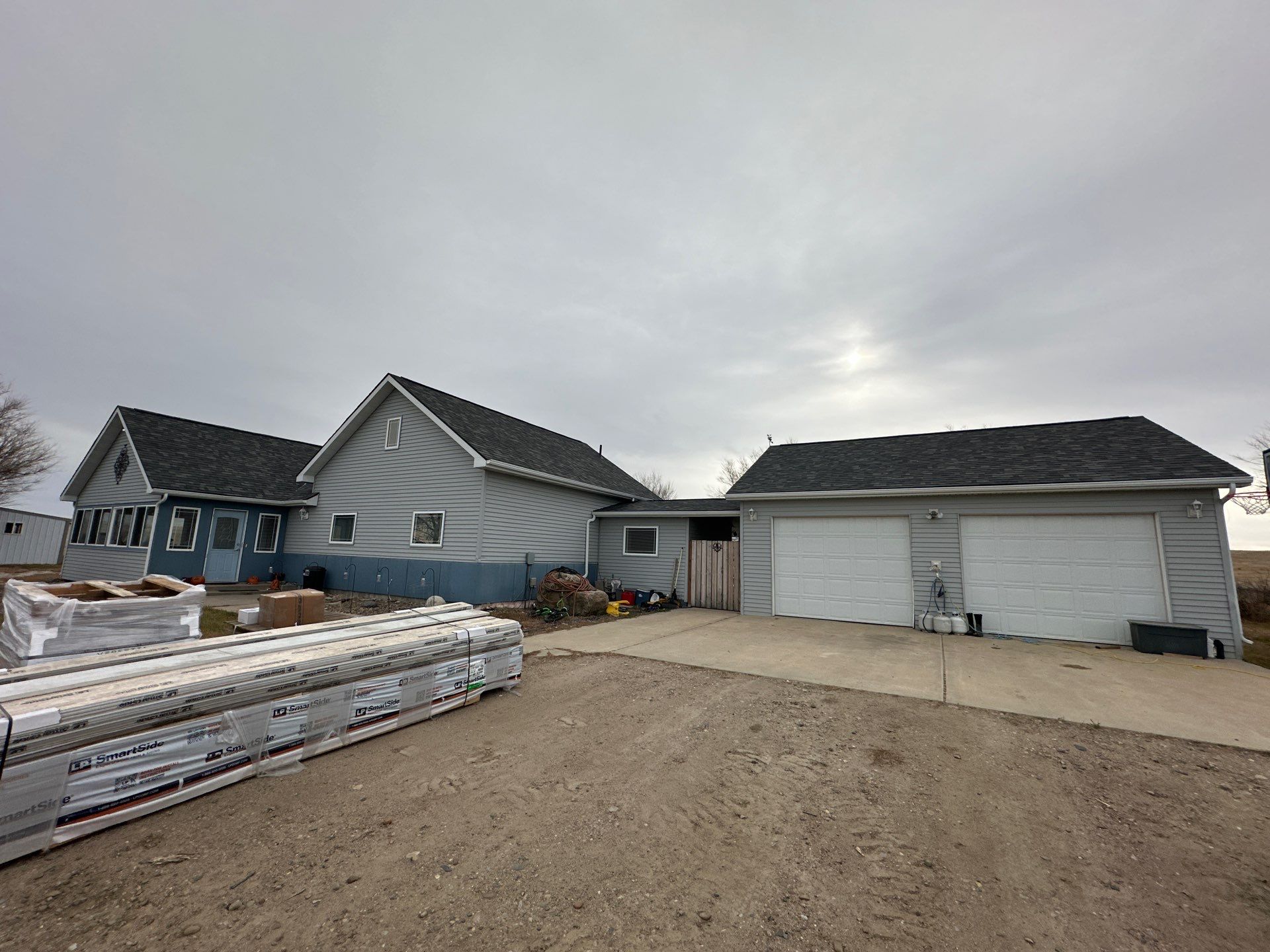 Residential Siding Replacement Project in Chinook, MT by swagg construction