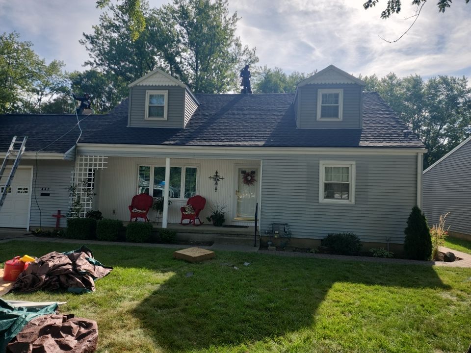 Residential Roofing Installation using GAF Timberline HDZ Charcoal by Nitro Roofing and Construction