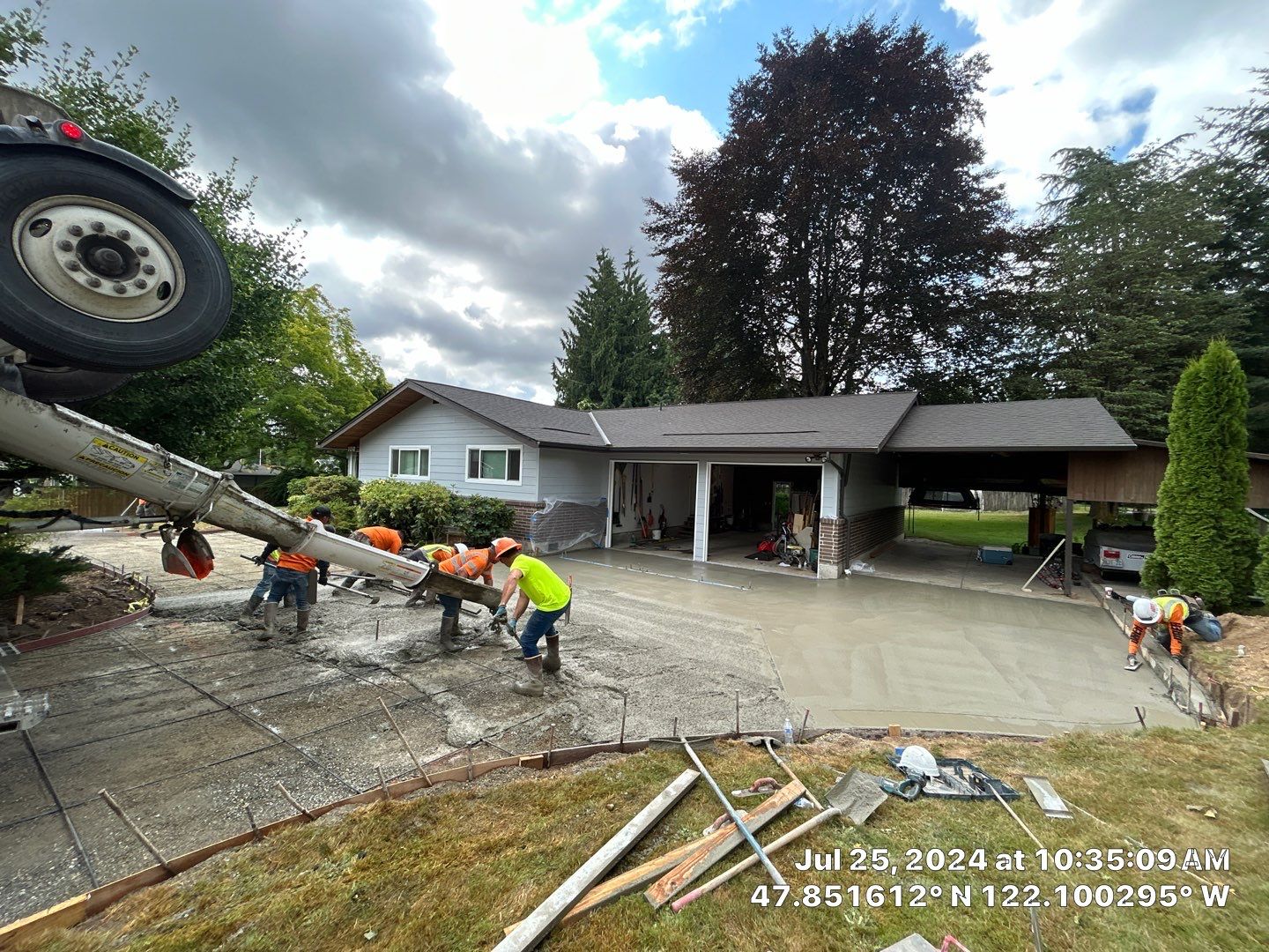 Rodd | Concrete Driveway Extentension by Jireh Asphalt & Concrete Inc 