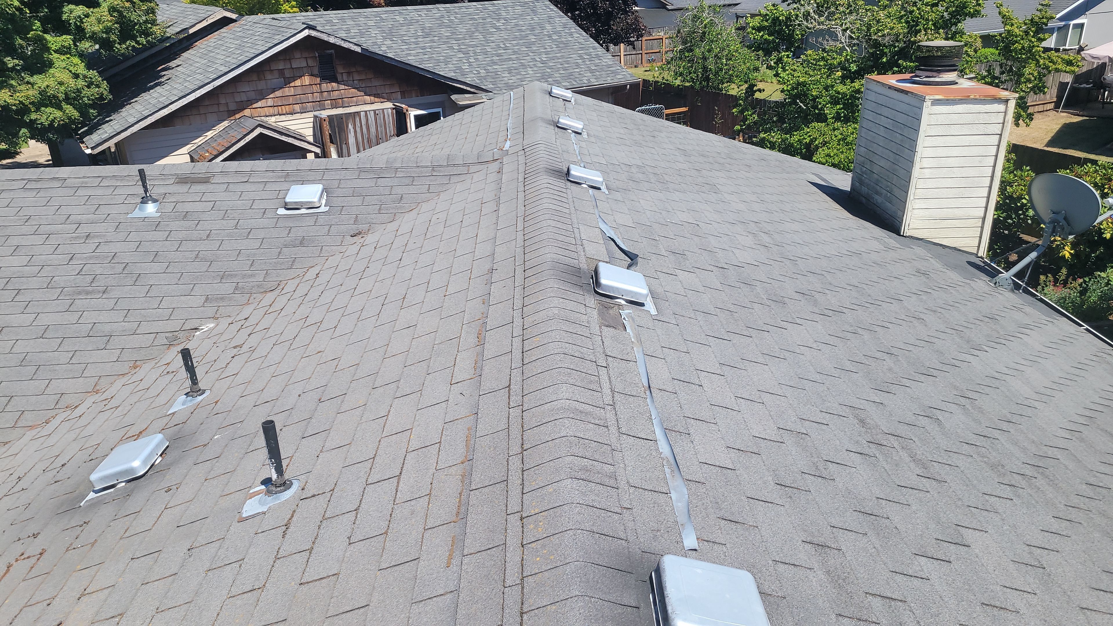 Residential Roofing Installation using Owens Corning Duration Shingles In "Driftwood".  by BEST Roofing & Waterproofing