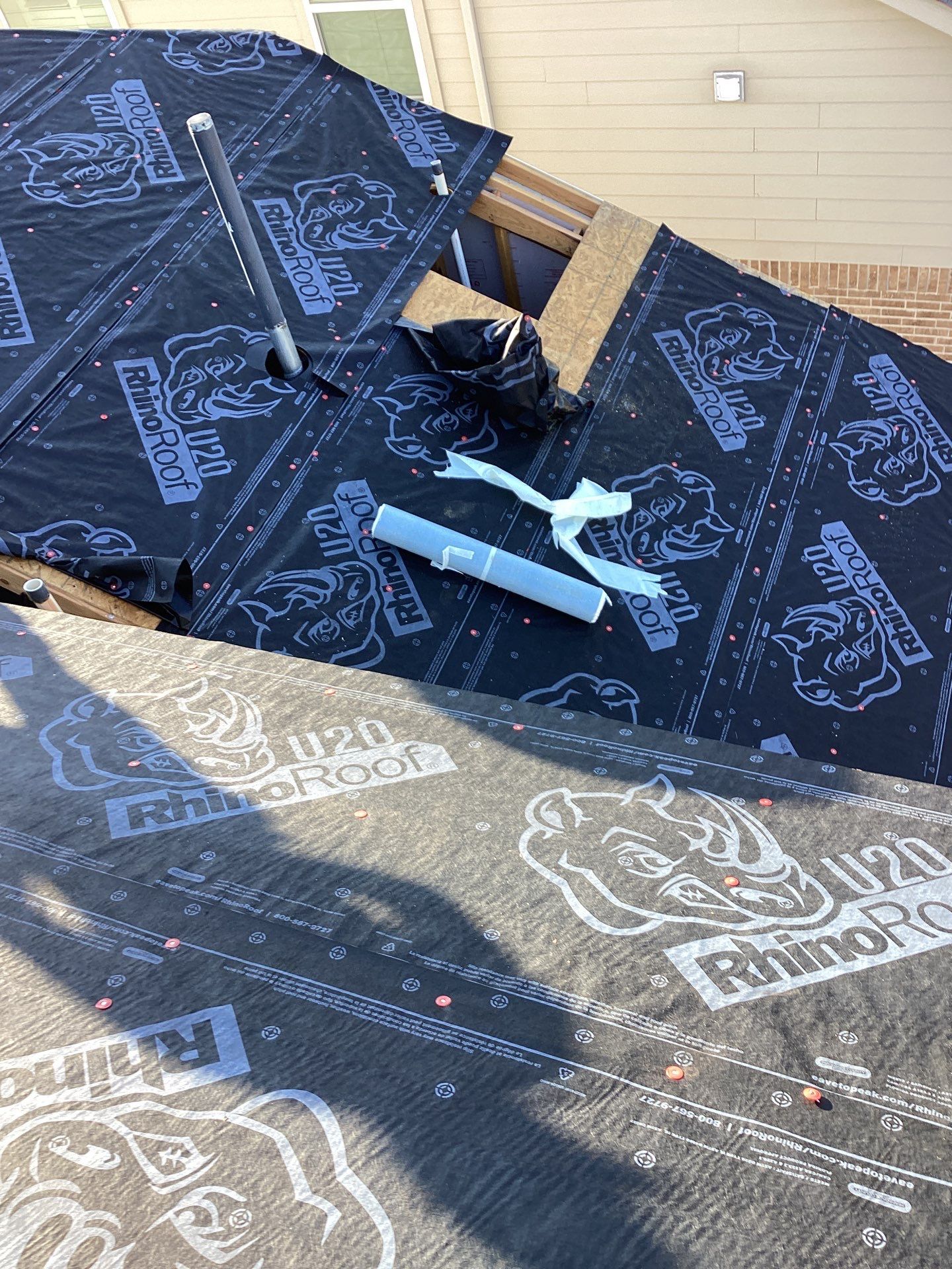 Residential Roofing Installation using Owen's Corning Duration (Lifetime) Shingles by Roof Repair Company