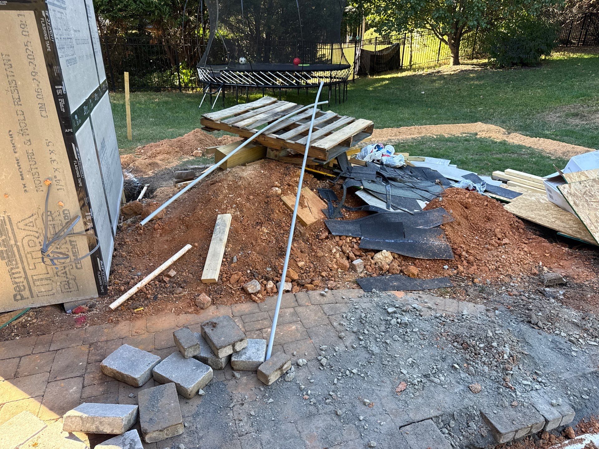 Project in Waxhaw by Badger Hauling