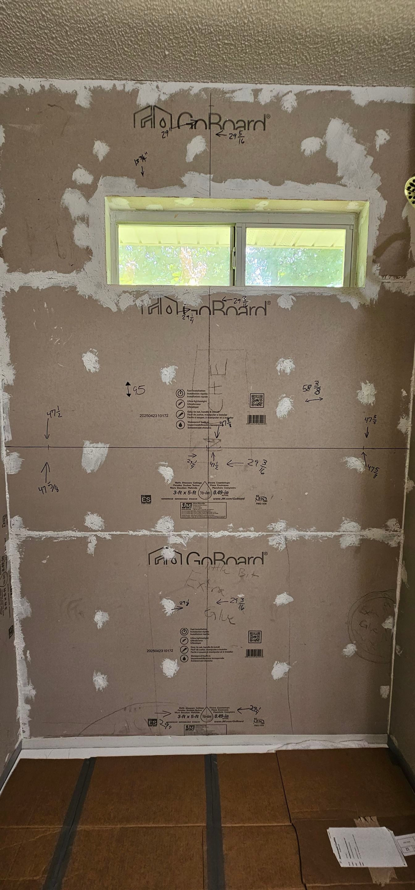 Sentrel Shower with window and ADA chair / ADA grab bar by Academy Construction